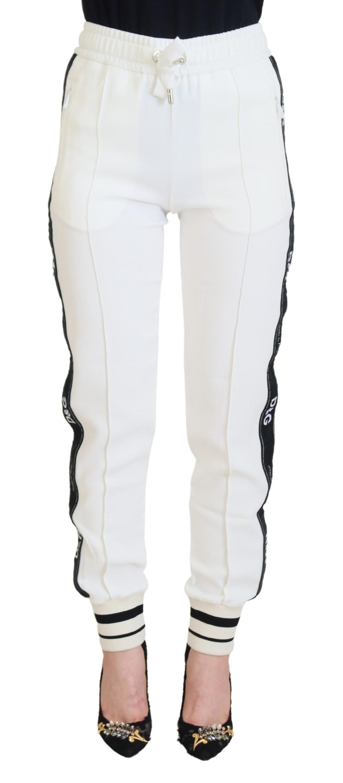 Witte DG Logo Sweatpants Broek