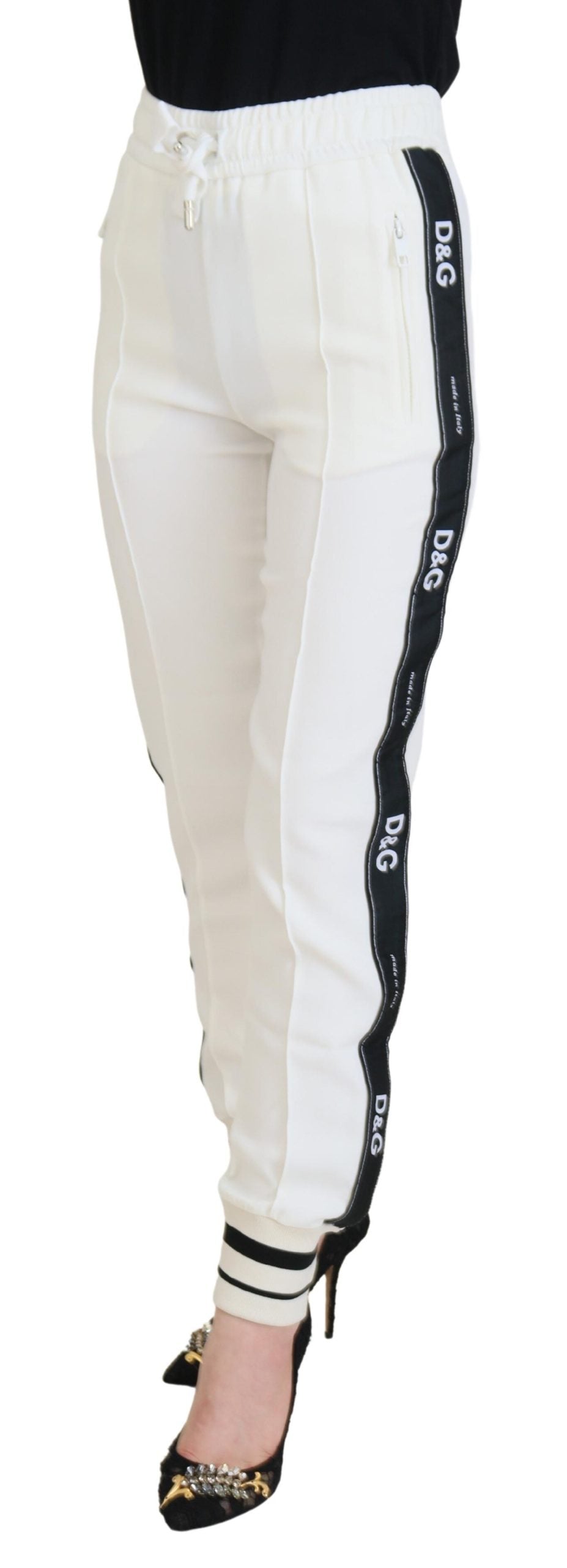 Witte DG Logo Sweatpants Broek