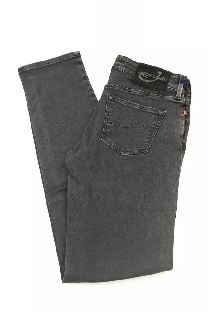 Zwarte katoenen damesjeans