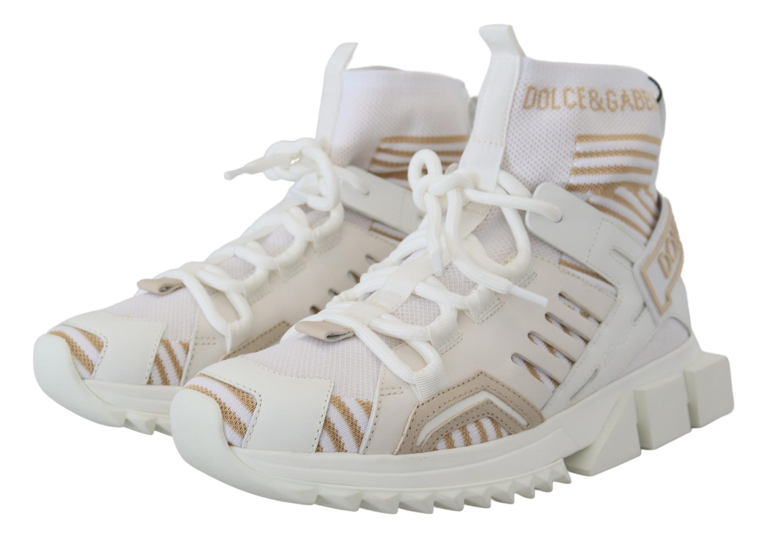 Witte beige Sorrento sneakers