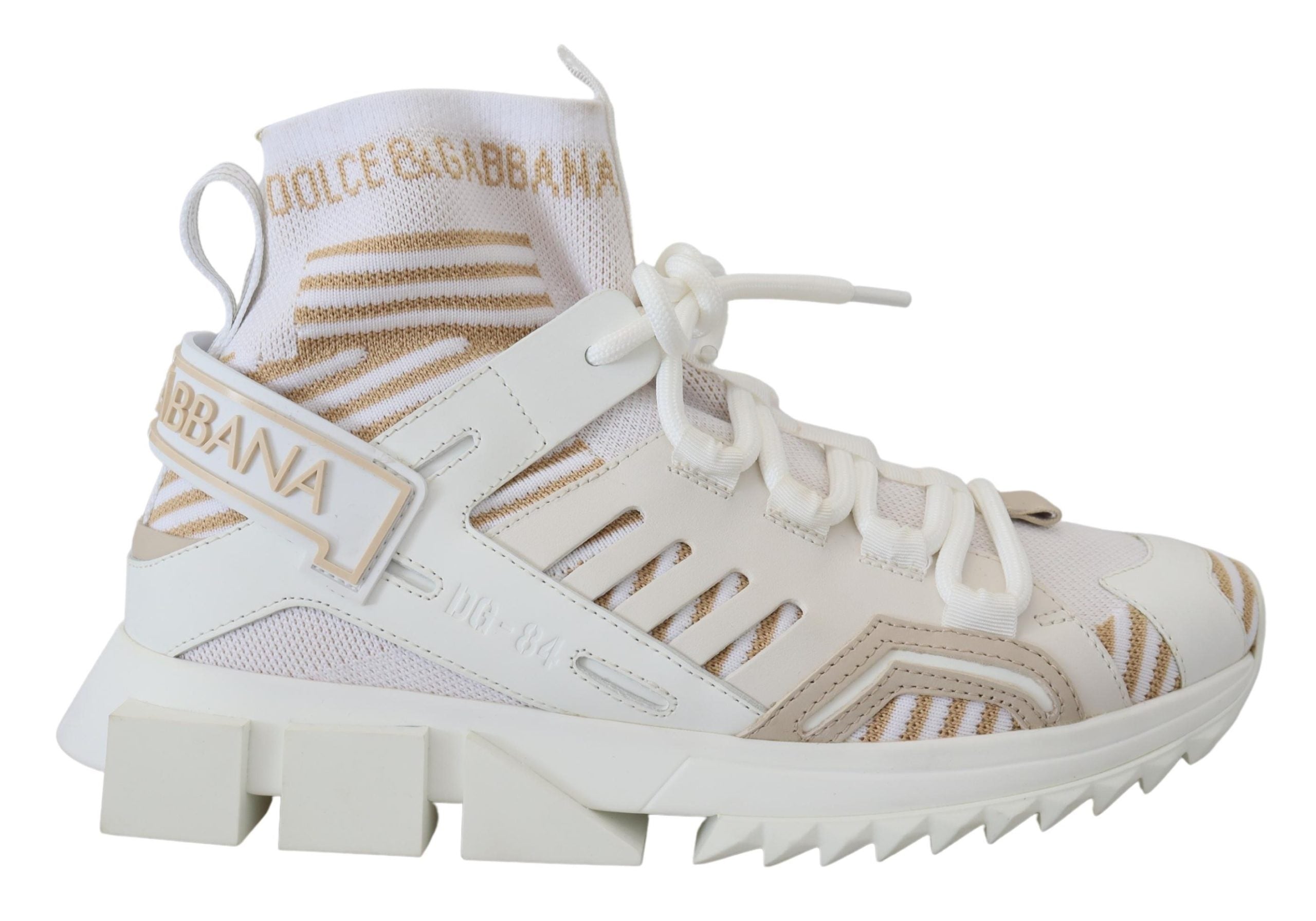 Witte beige Sorrento sneakers