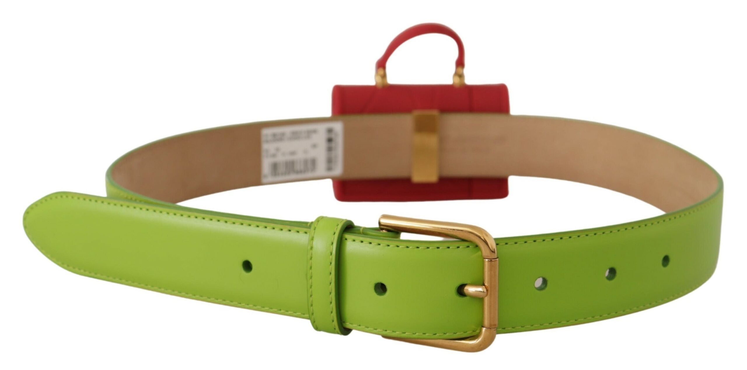 Groene leren Devotion Heart Micro Bag koptelefoon riem