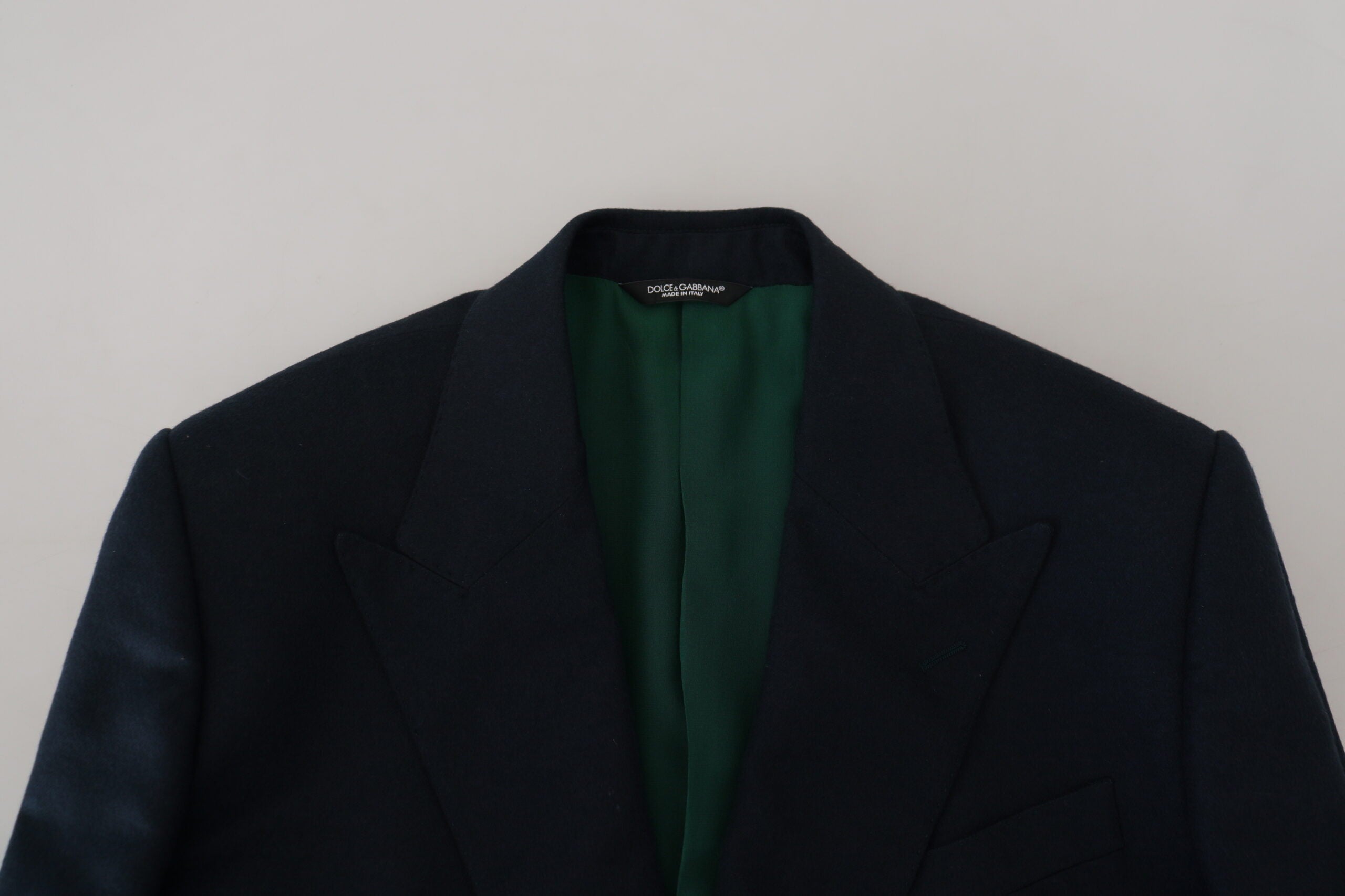 Blauwe formele blazer met dubbele rij knopen