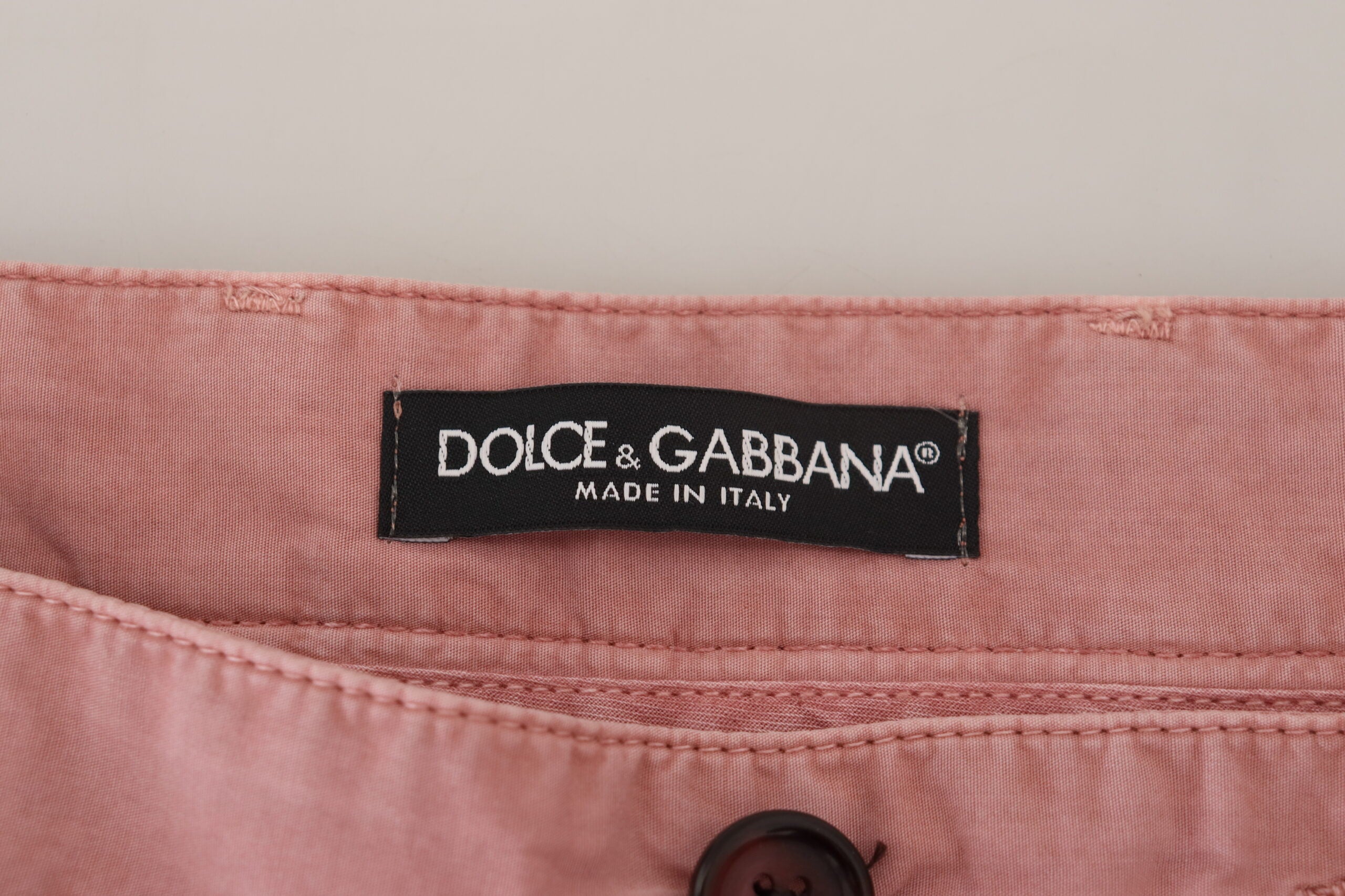 Roze Chino's Katoenen Casual Heren Shorts