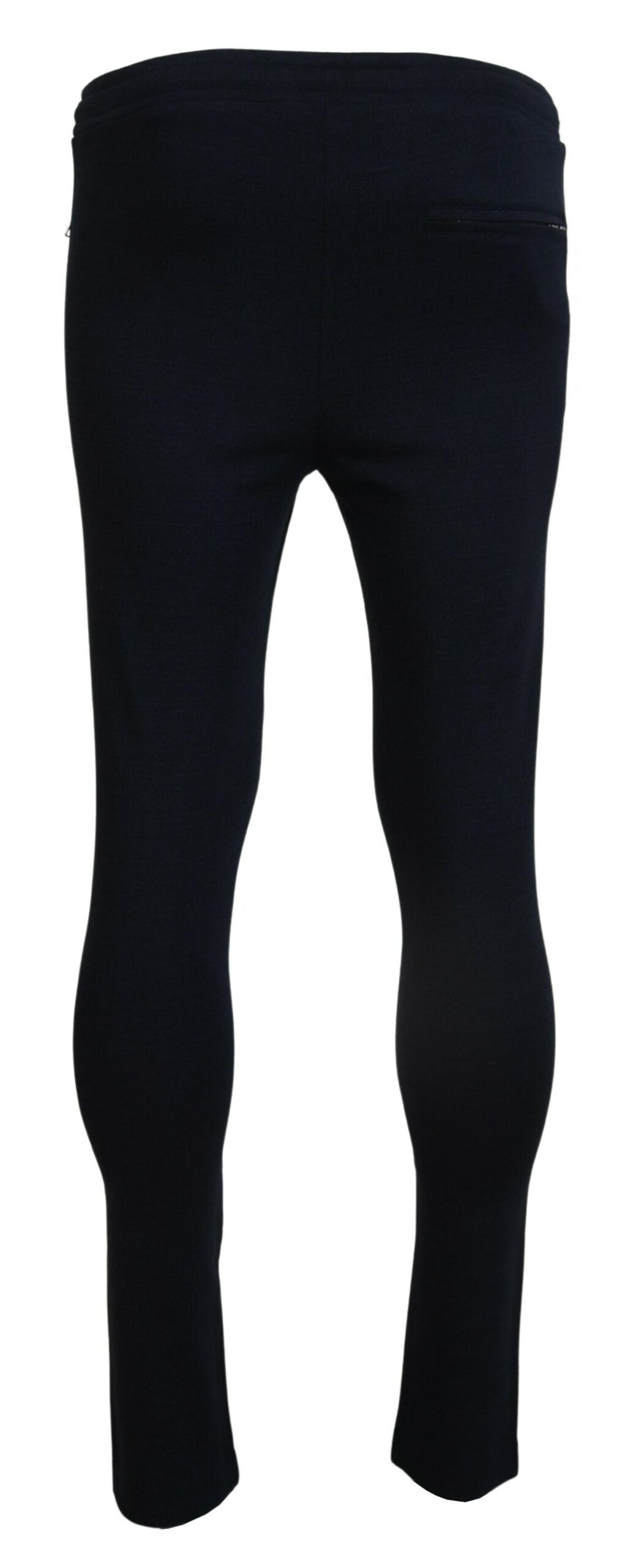 Blauwe heren sport katoenen joggingbroek