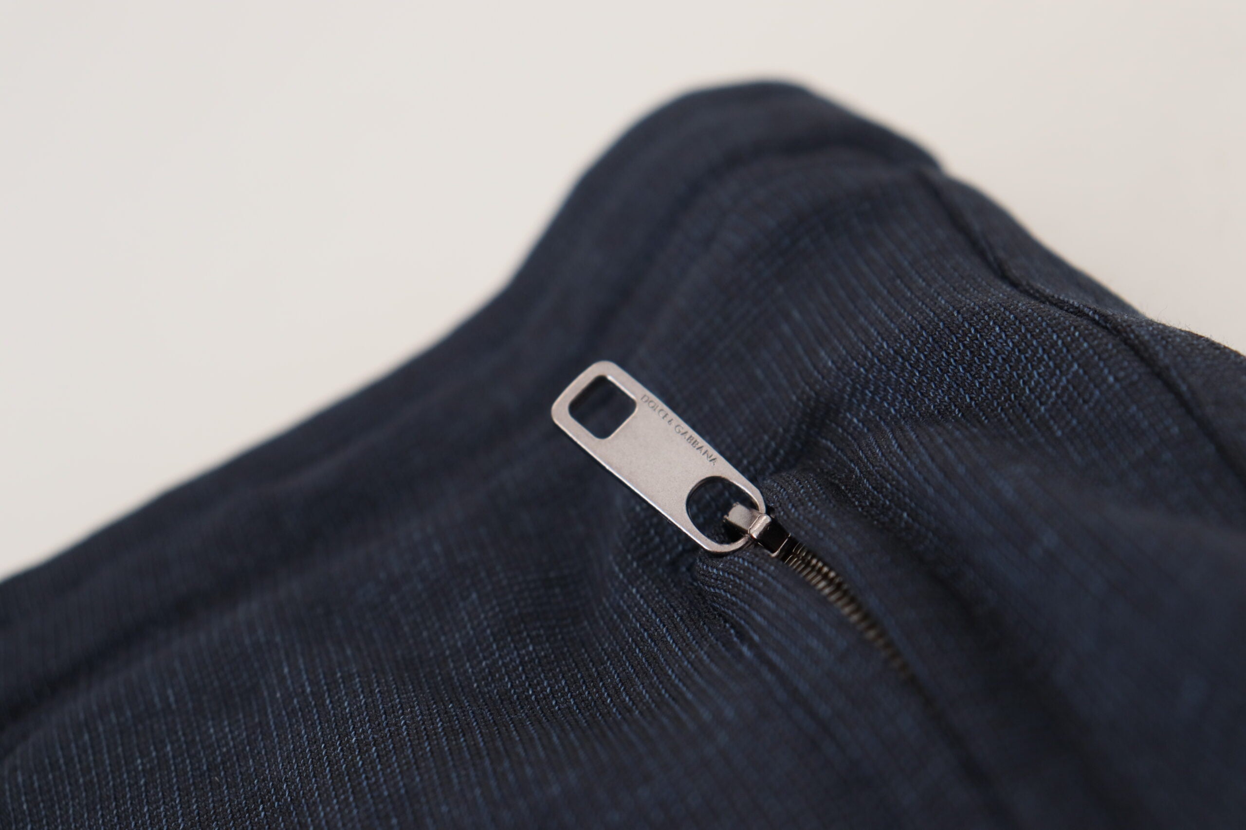 Blauwe heren sport katoenen joggingbroek