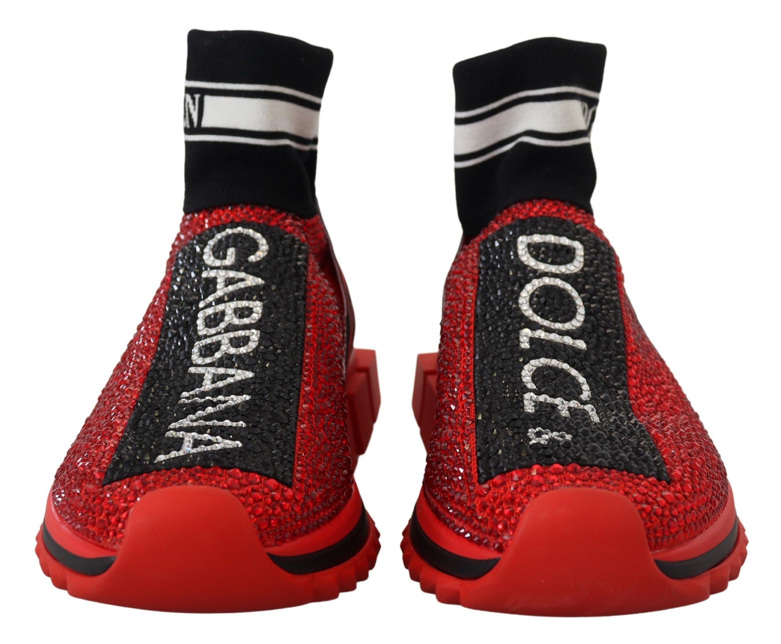 Rode Bling Sorrento Sneakers Sokken Schoenen