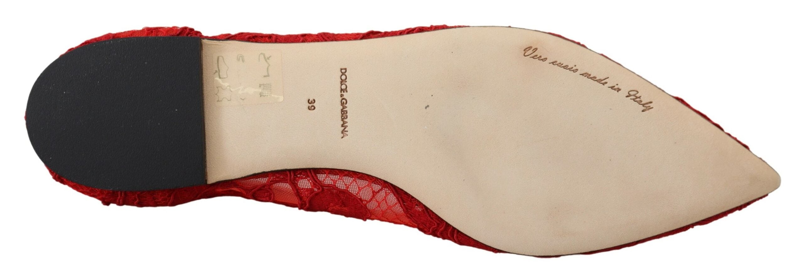 Rode Taormina Kristallen Loafers Flats Schoenen