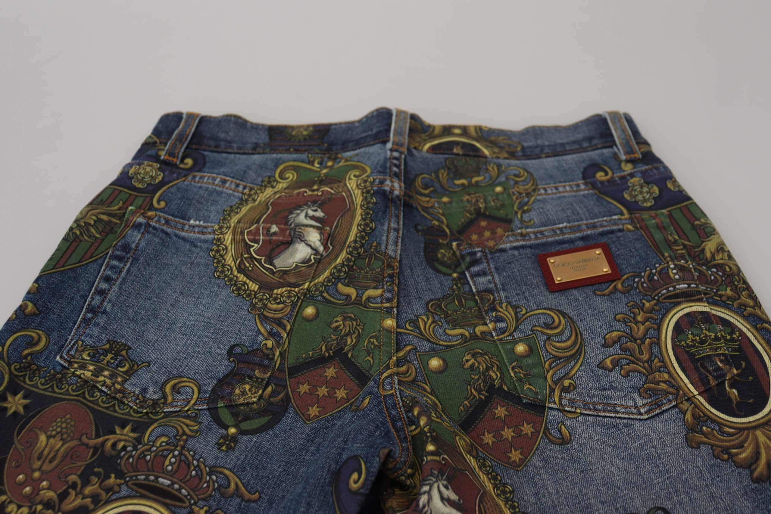 Blue Medal Print Slim Fit Katoenen Jeans