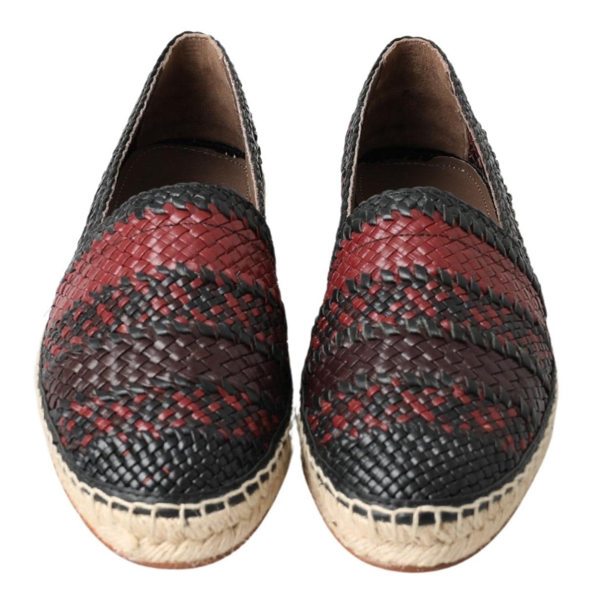 Zwarte Bordeaux Buffelleren Espadrille Schoenen