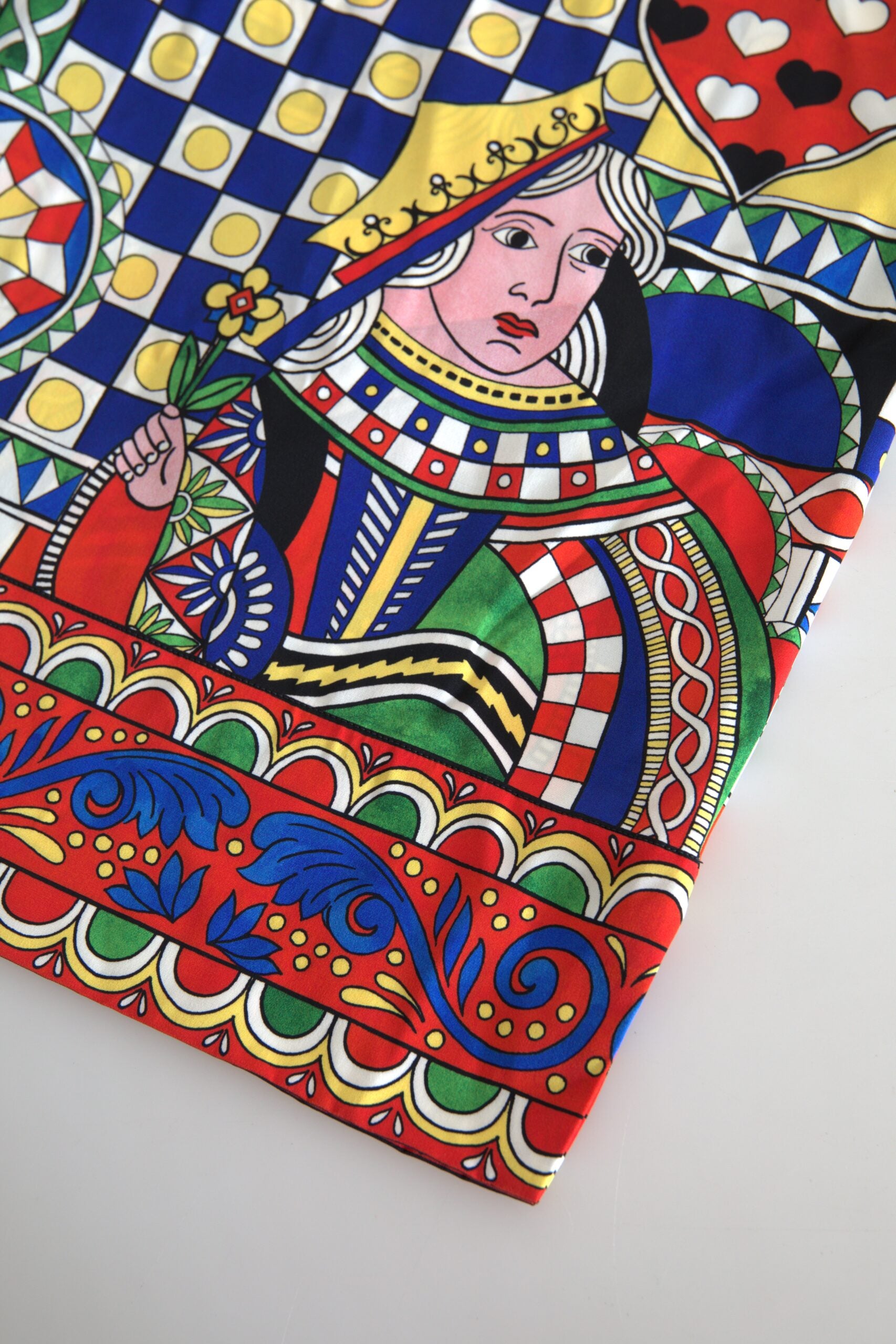 Meerkleurige blouse met lange mouwen en print