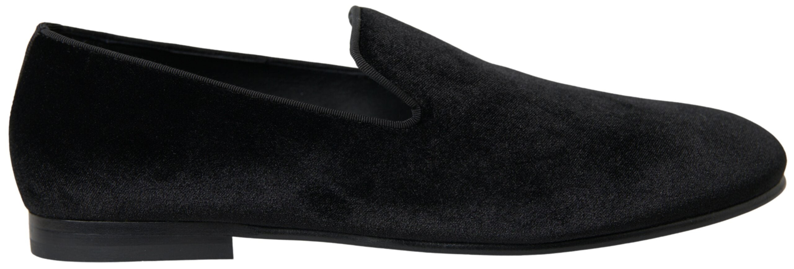 Zwarte fluwelen loafers formele schoenen