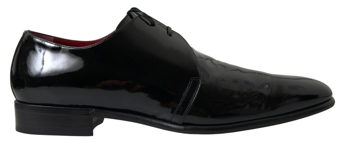Zwarte lakleren formele schoenen