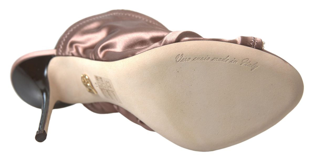 Lichtbruine slingback korset stijl stiletto hakken met sluiting