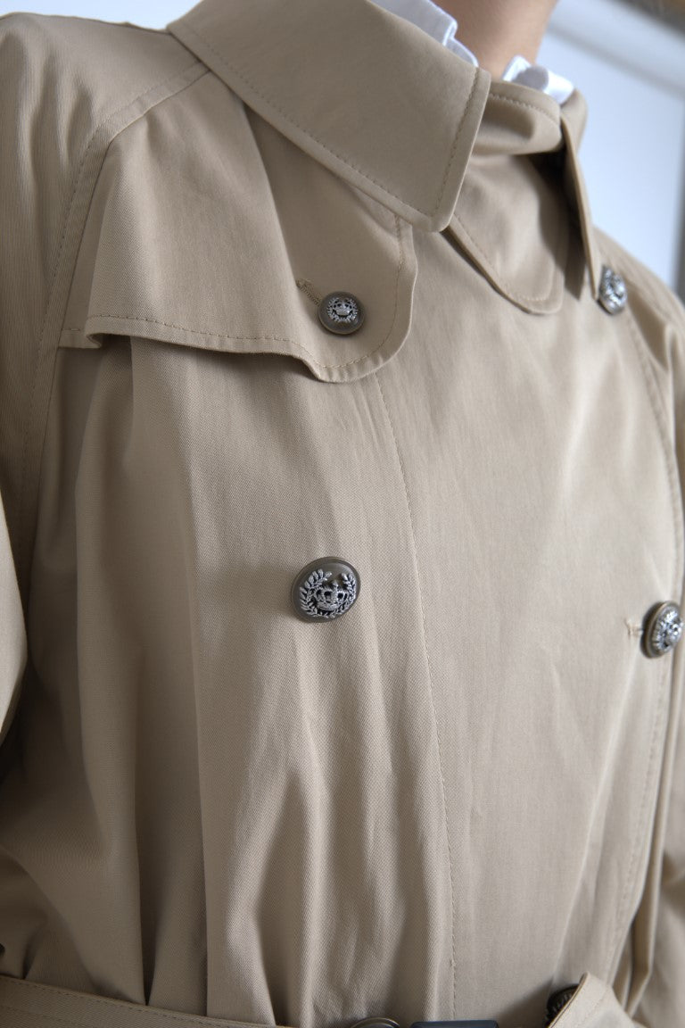 Khaki Double Breasted Trenchcoat Jasje