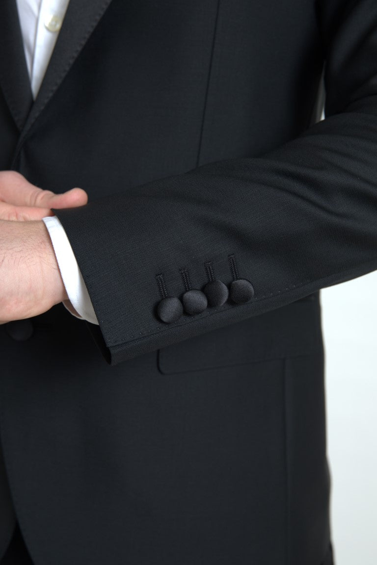 Zwarte wollen enkelrijs MARTINI blazer