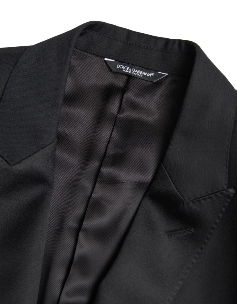 Zwarte wollen enkelrijs MARTINI blazer