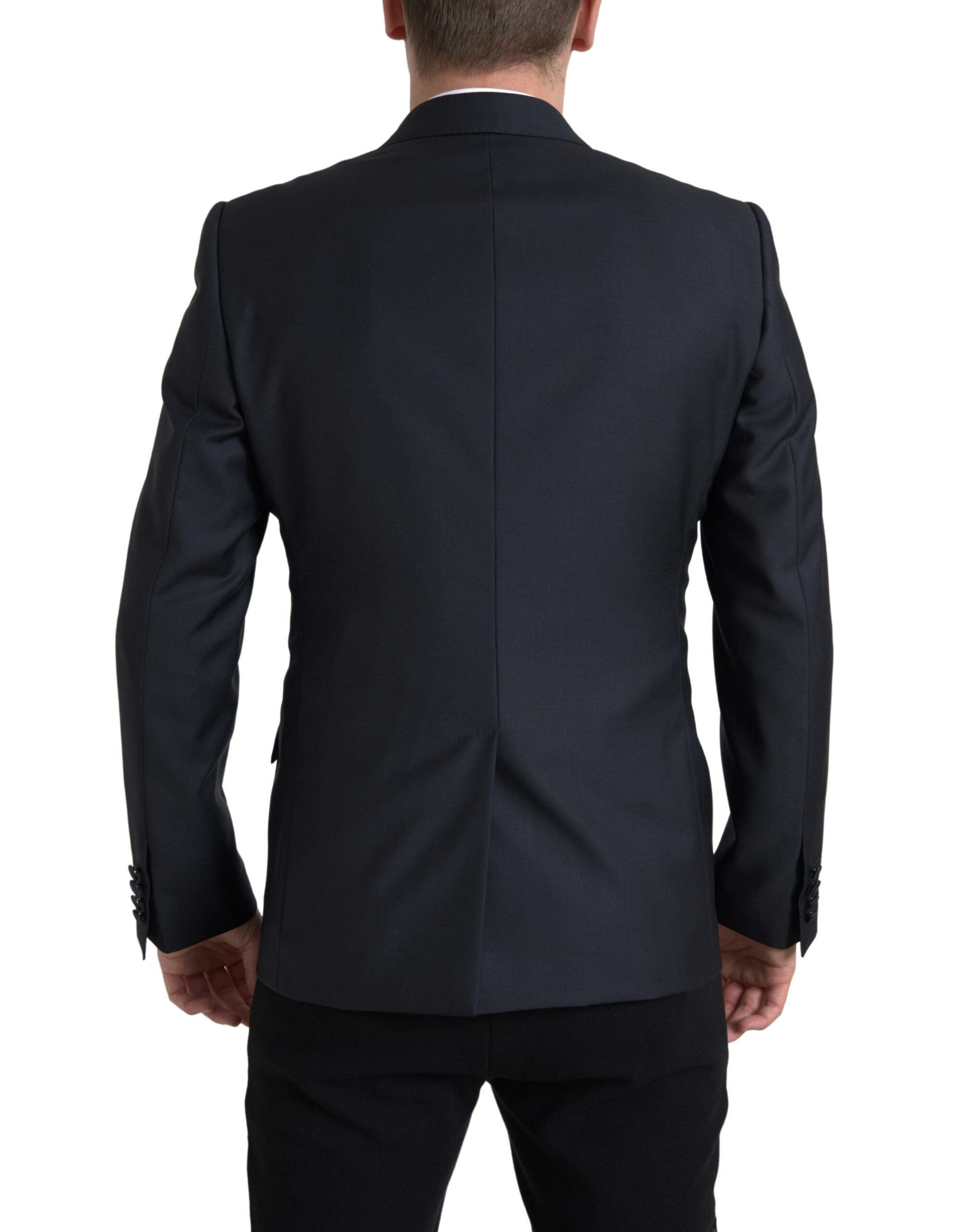 Blauw tweedelig enkelrijs MARTINI-pak