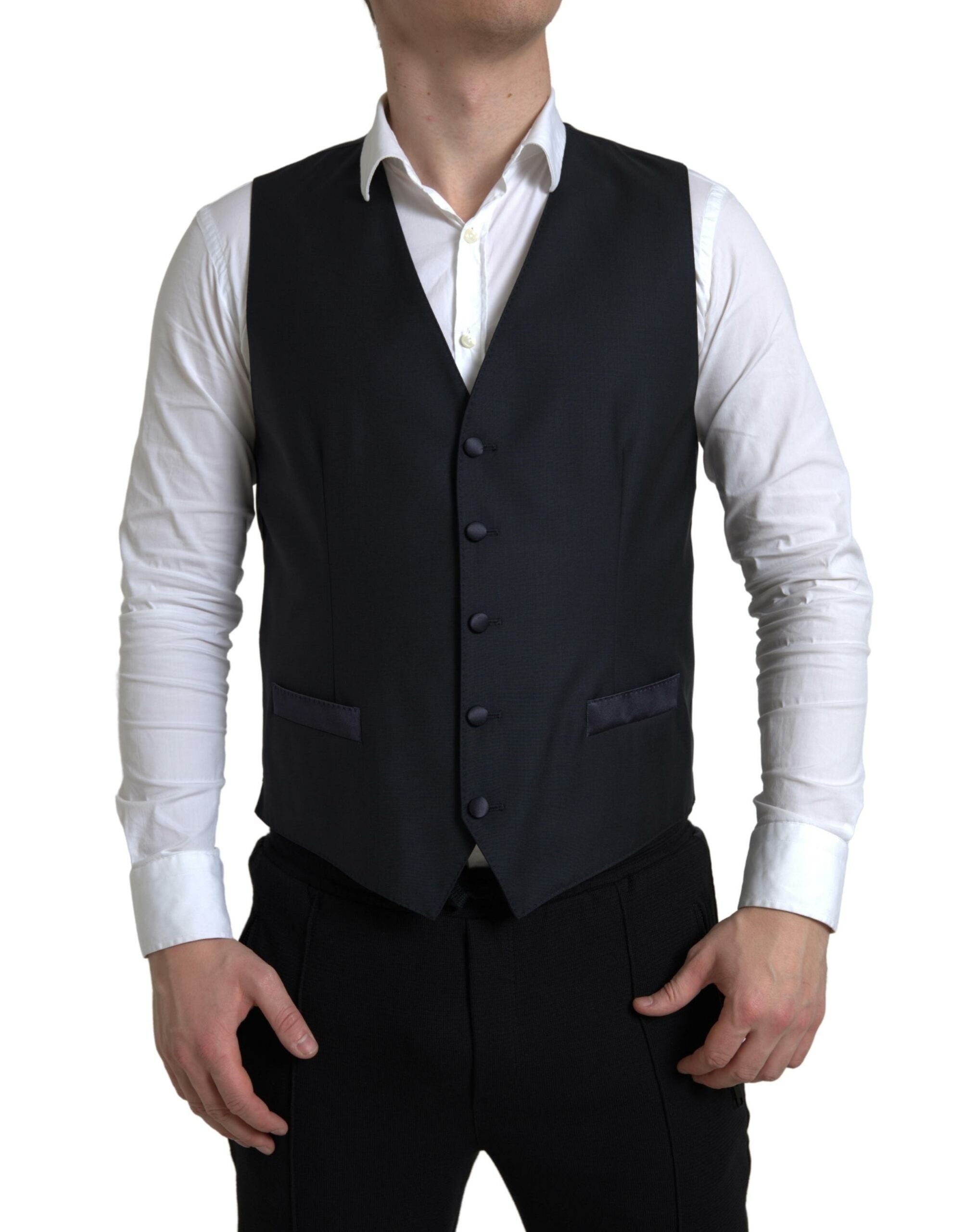 Blauw tweedelig enkelrijs MARTINI-pak