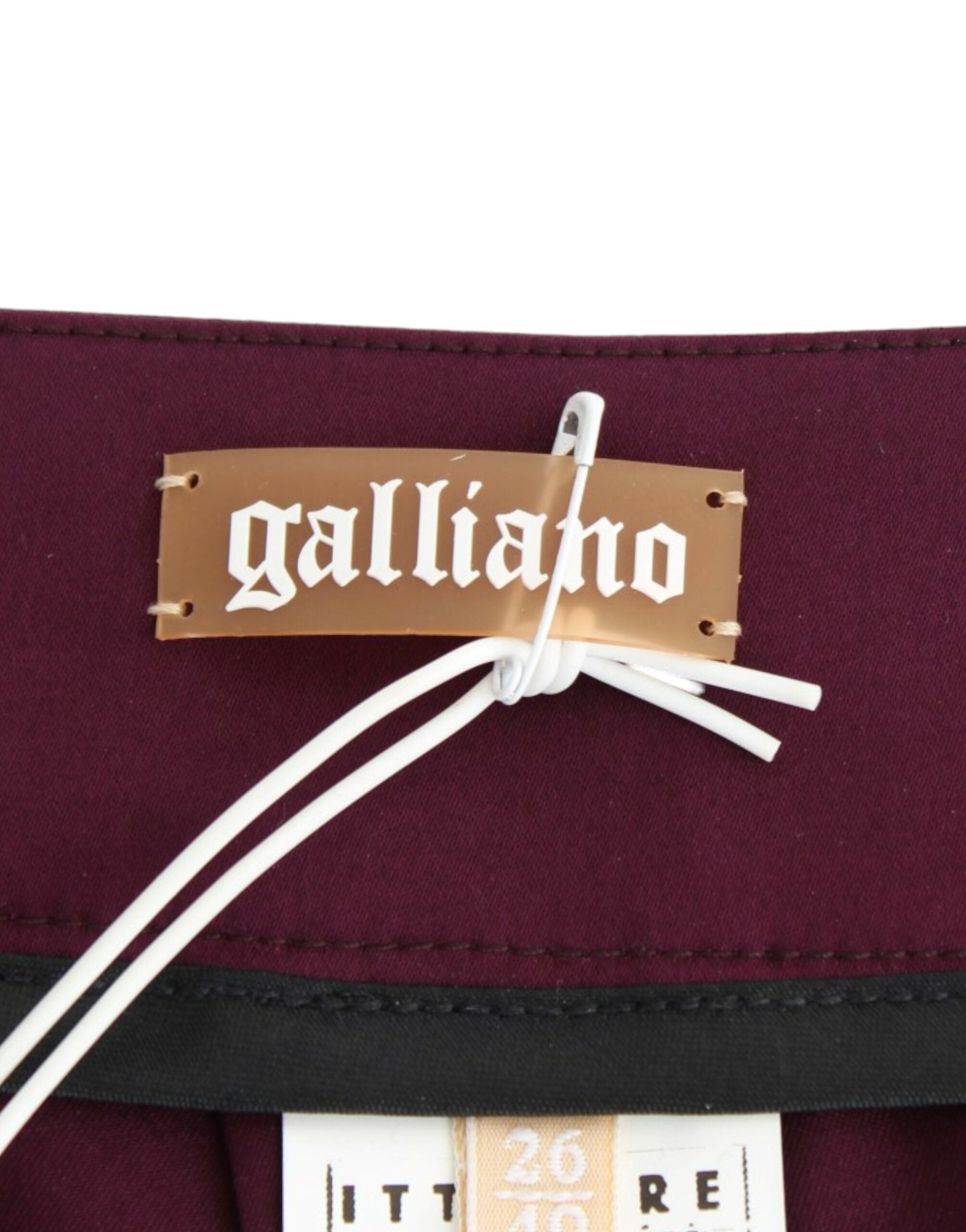 Paarse slim fit broek