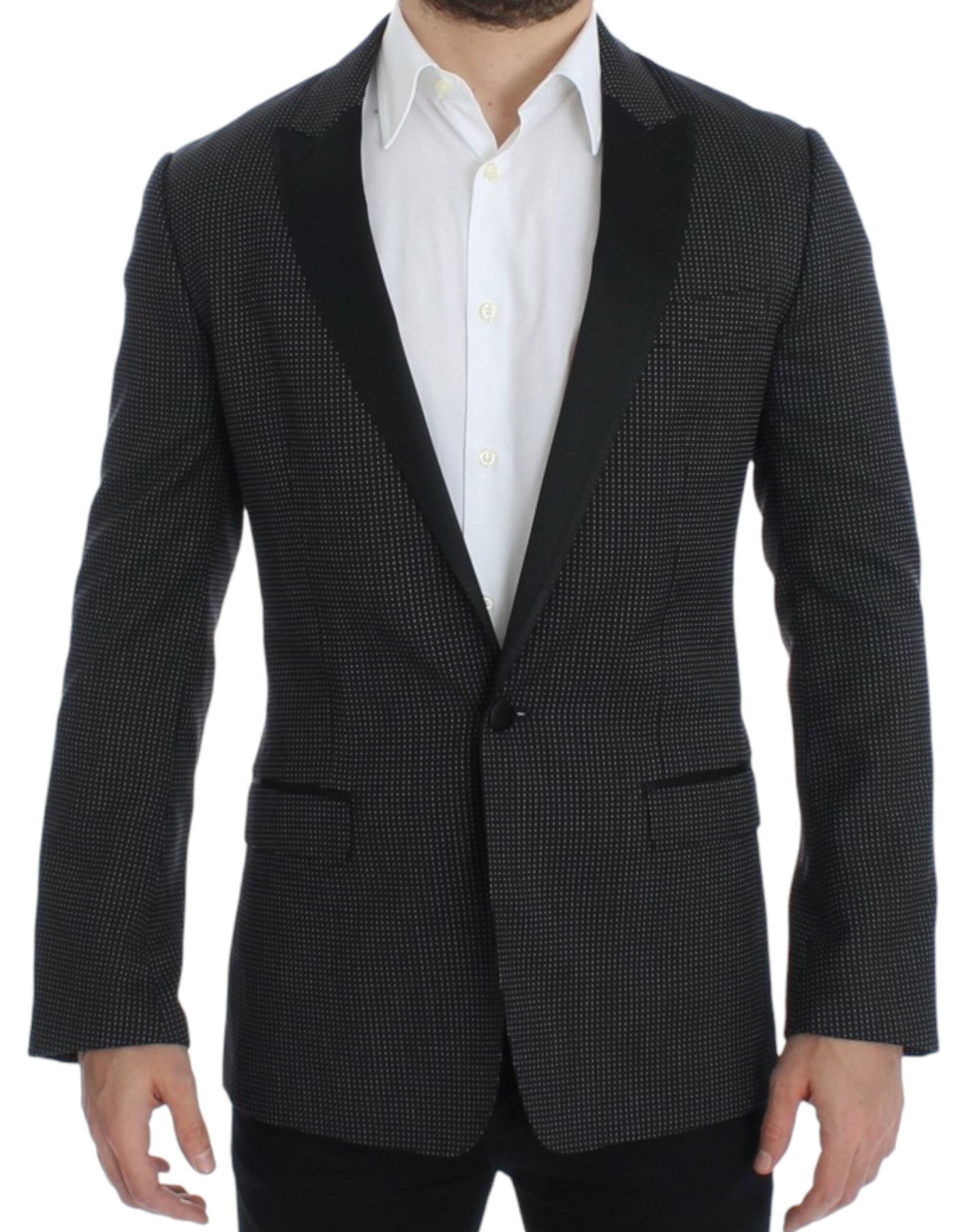Zwarte wollen slanke MARTINI blazer
