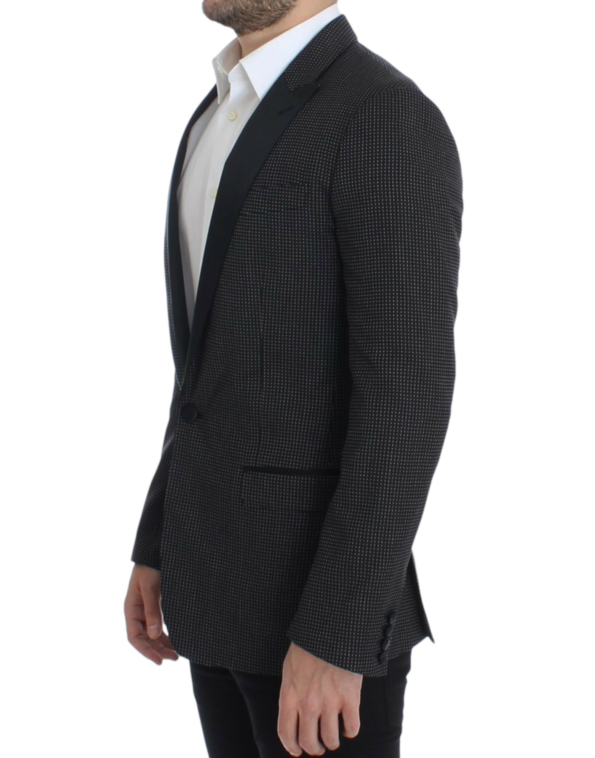 Zwarte wollen slanke MARTINI blazer