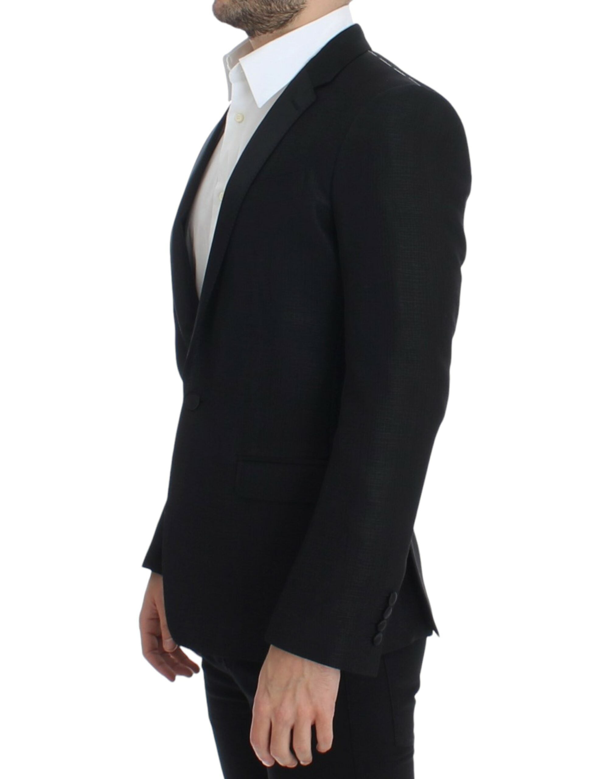 Zwarte wollen MARTINI slim blazer