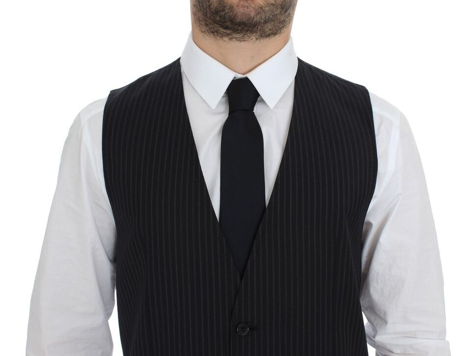 Grijs stretch formeel vest gilet
