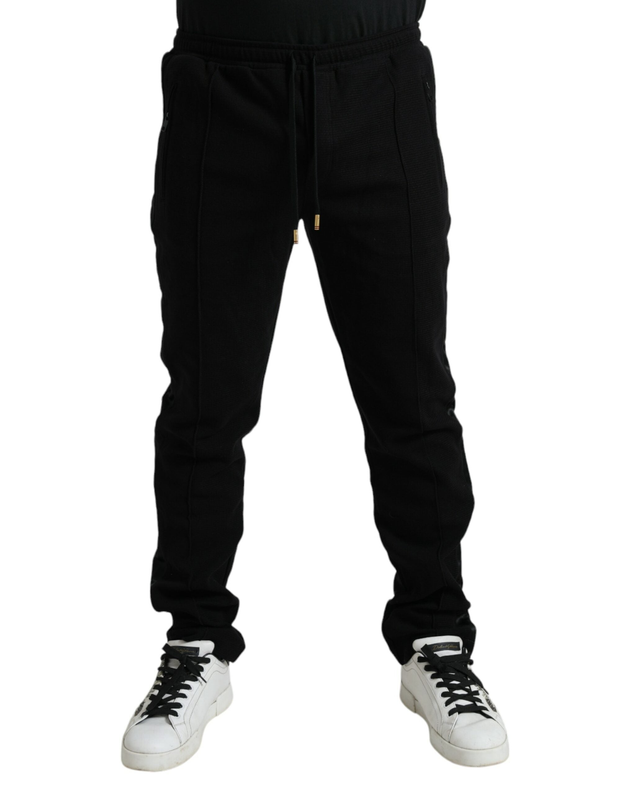Zwarte joggingbroek van katoenmix