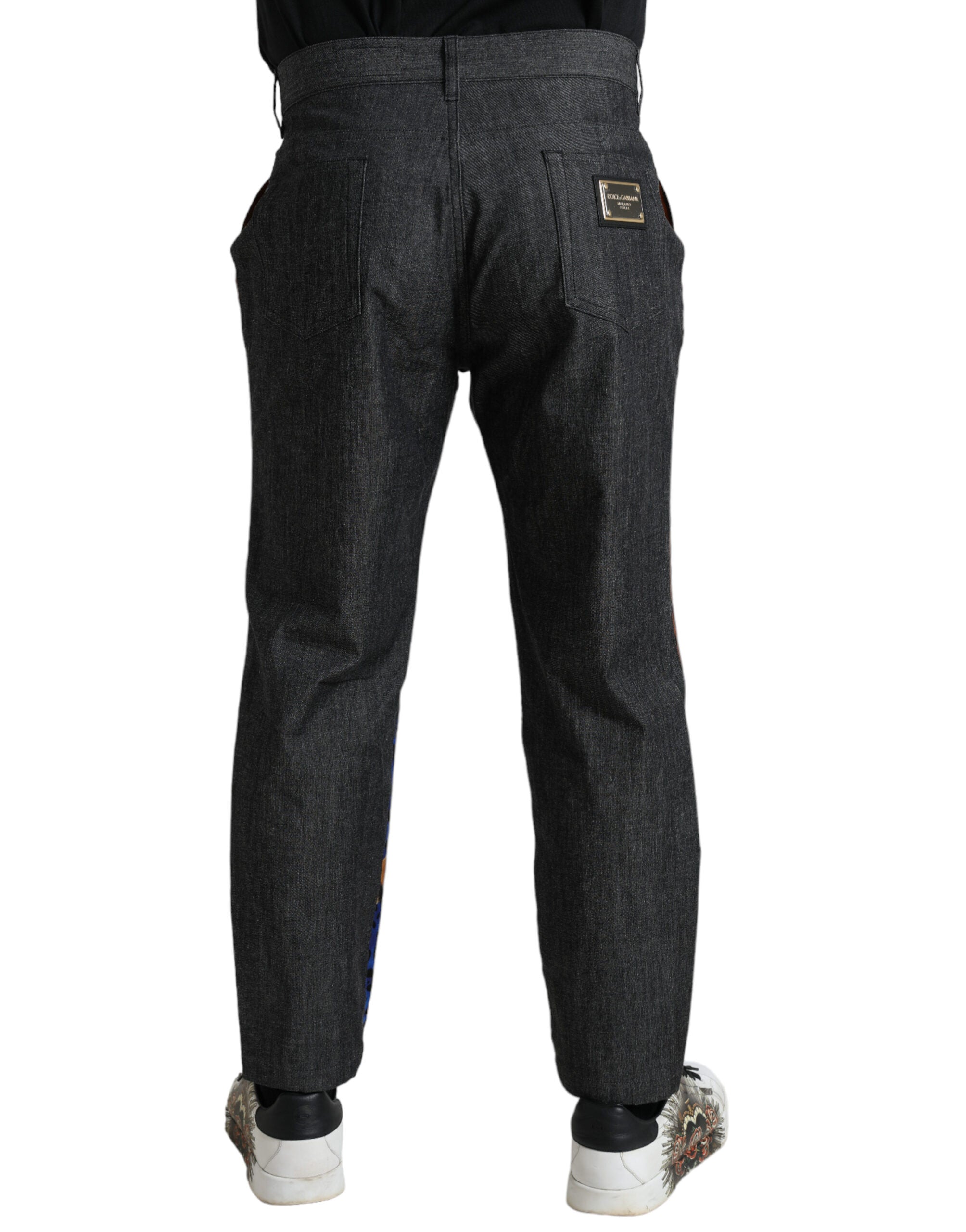 Многоцветни дънки Tiger Cotton Loose Denim