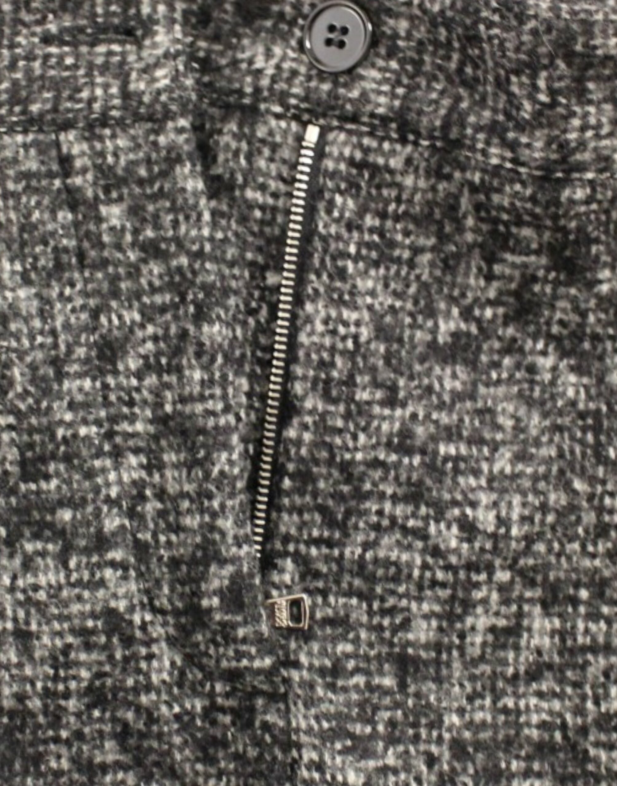 Grijze wollen korte broek