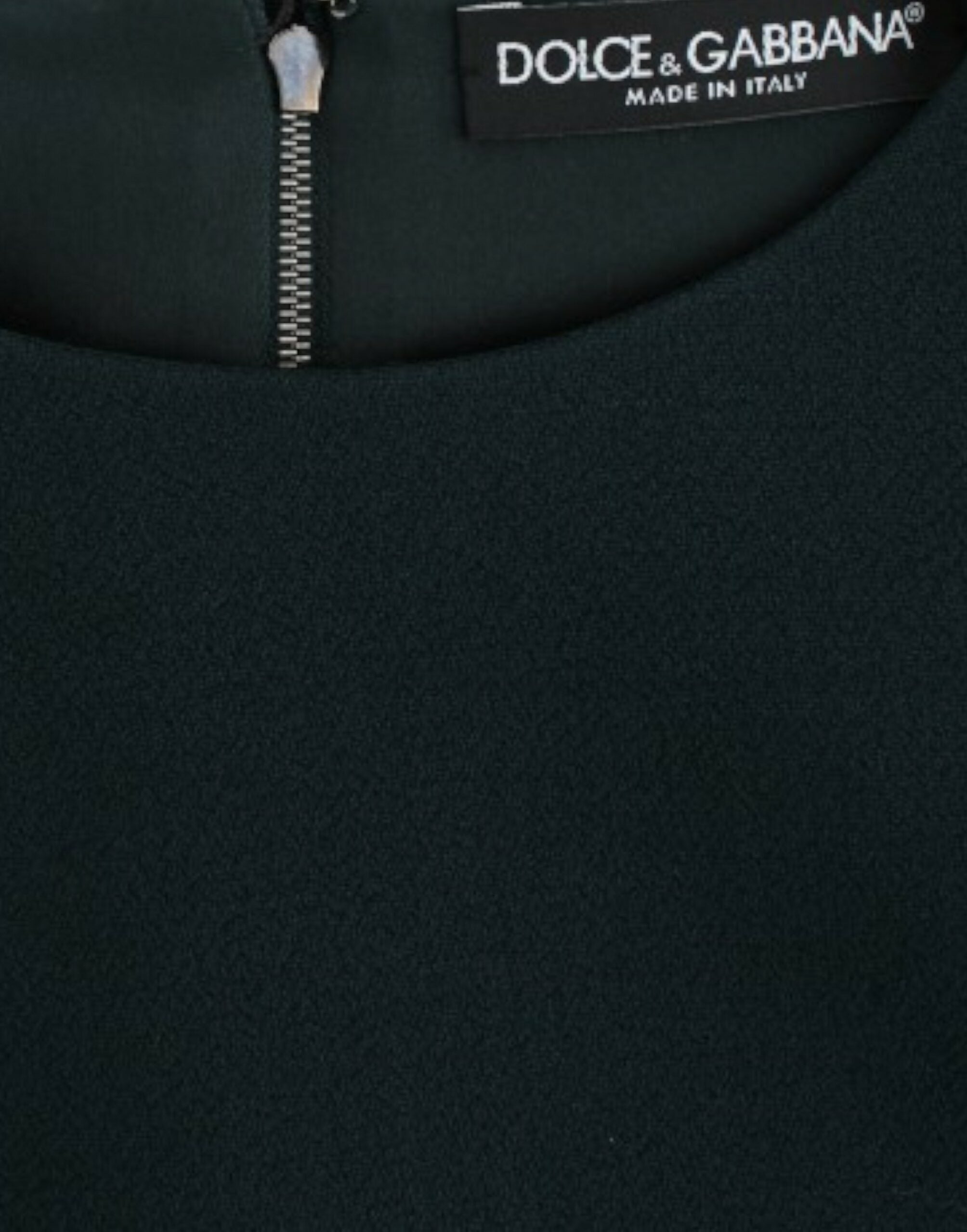 Groene wollen blouse met 3/4 mouwen