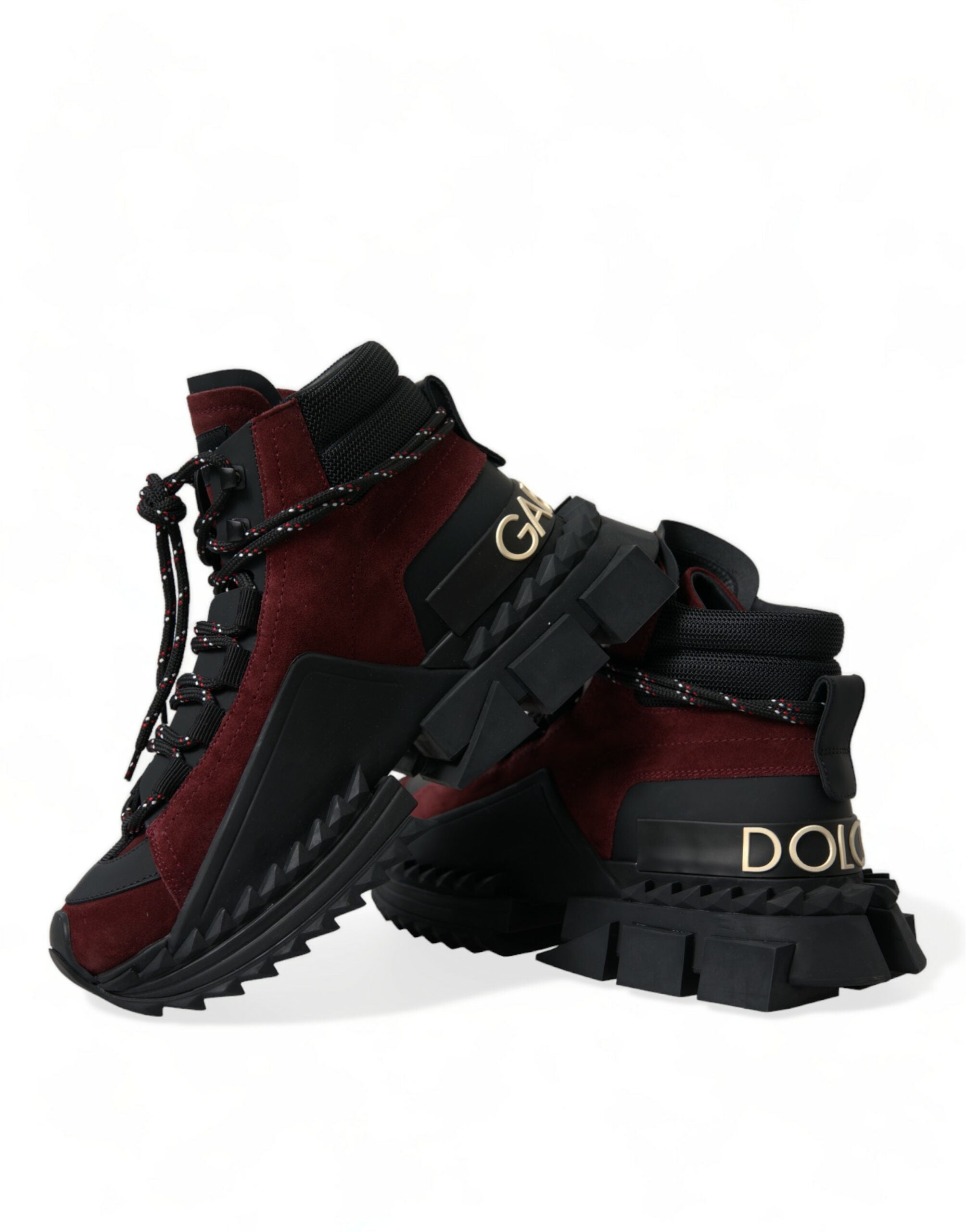 Burgundy Super King High Top Heren Sneakers Schoenen