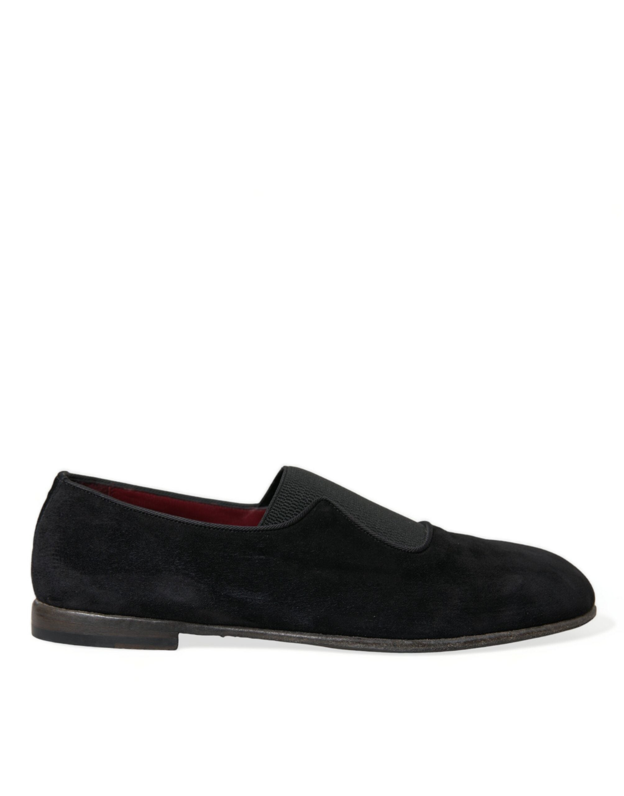 Zwarte RUNWAY Velour AMALFI Loafers