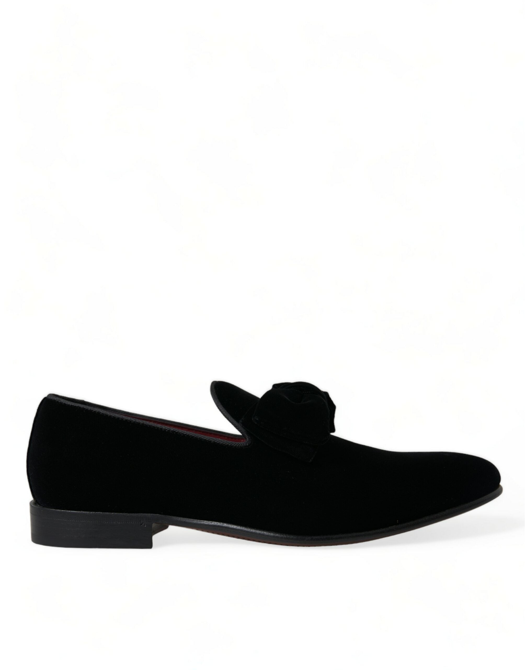 Zwarte fluwelen loafers formele schoenen