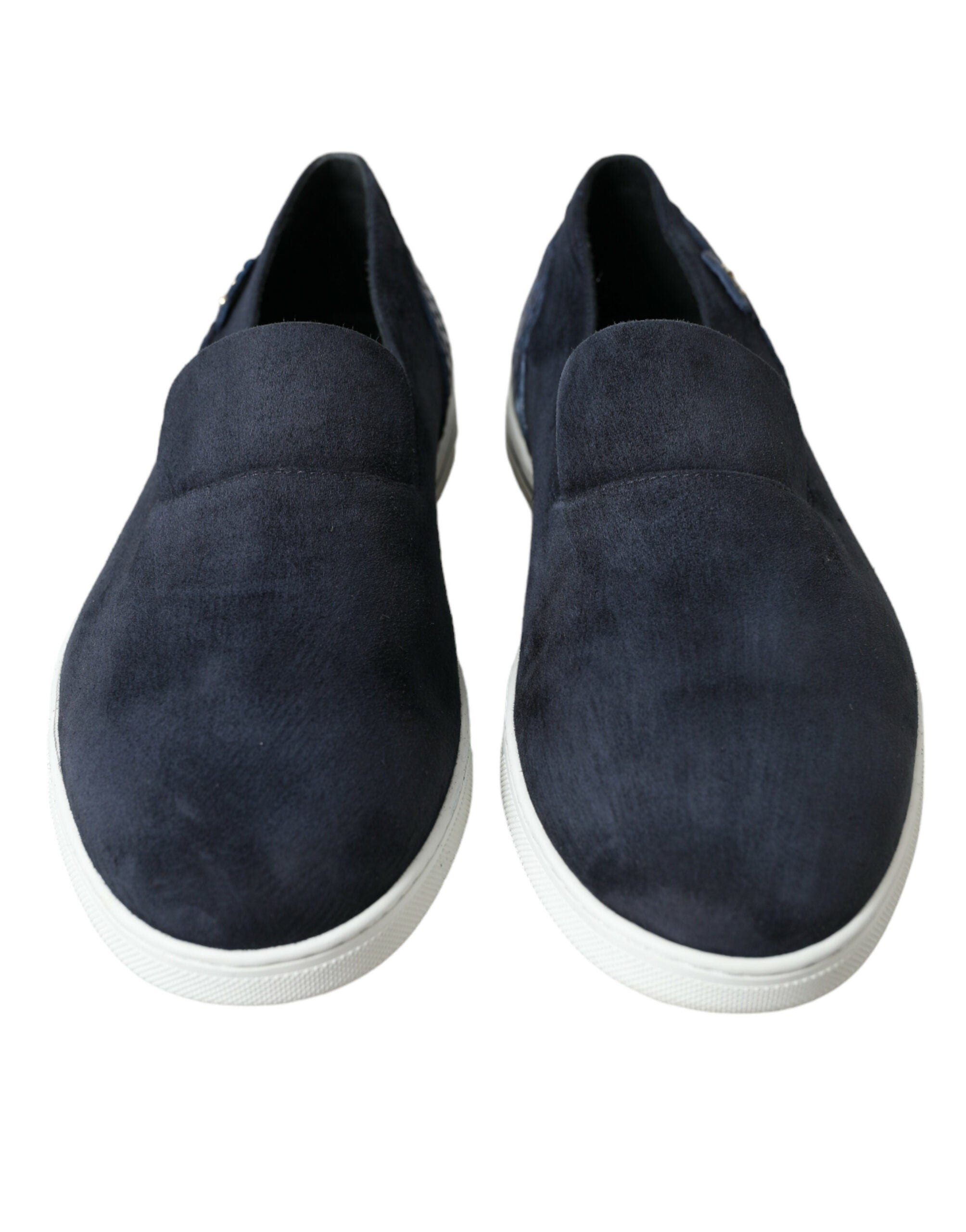 Blauwe suède Caiman loafers Saint Tropez schoenen