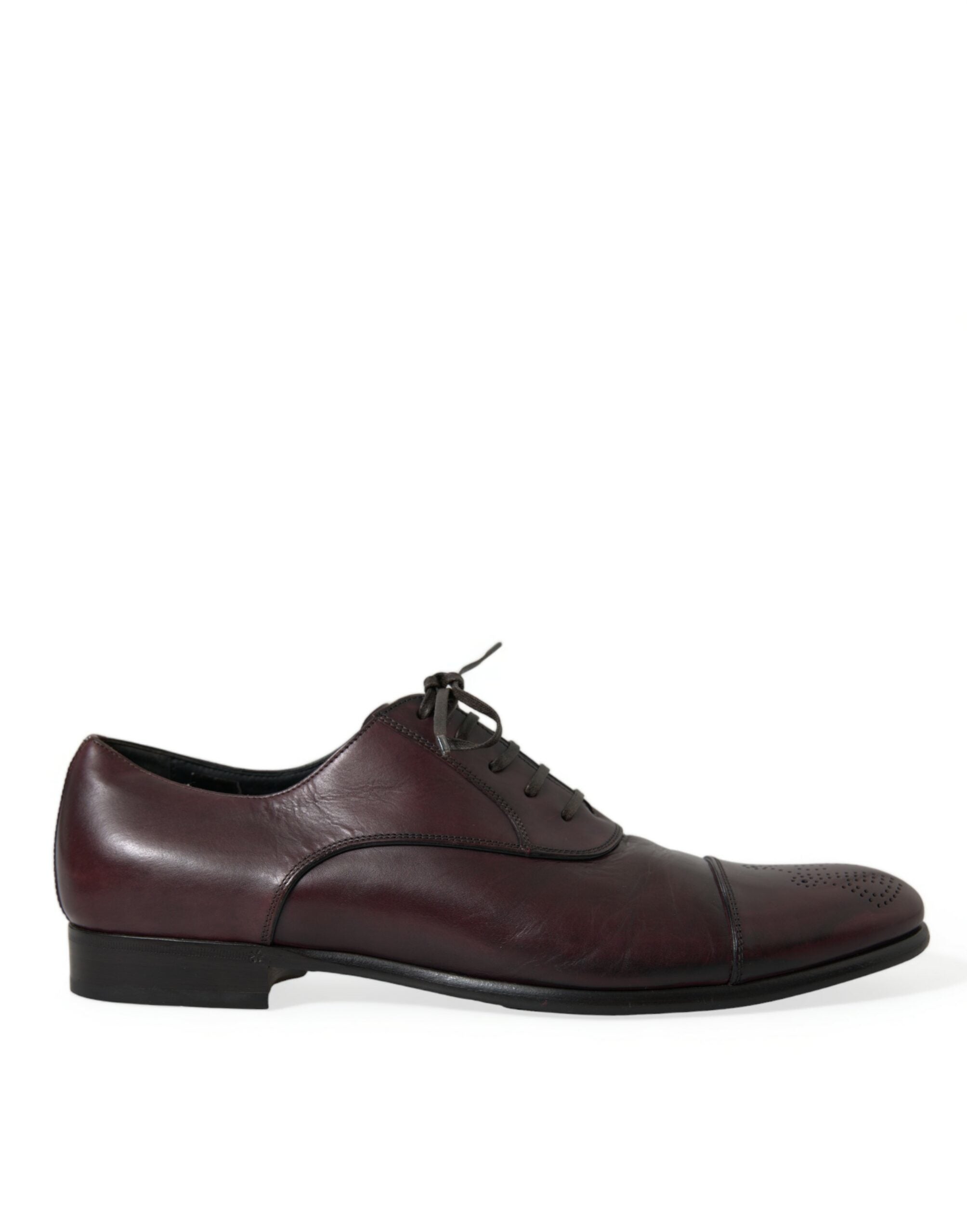 Bordeaux leren heren formele derby-schoenen