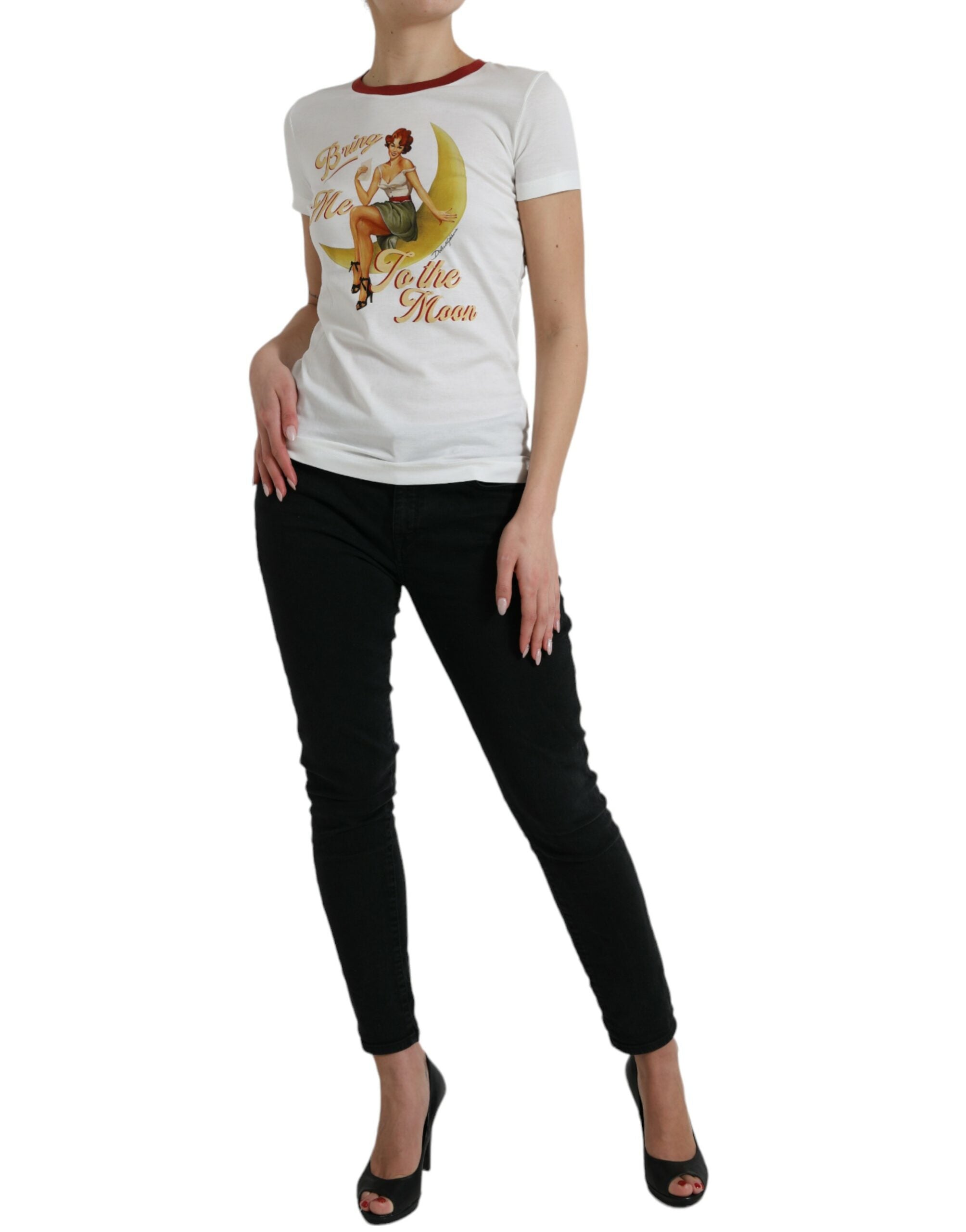 Wit Bring Me To The Moon T-shirt Top