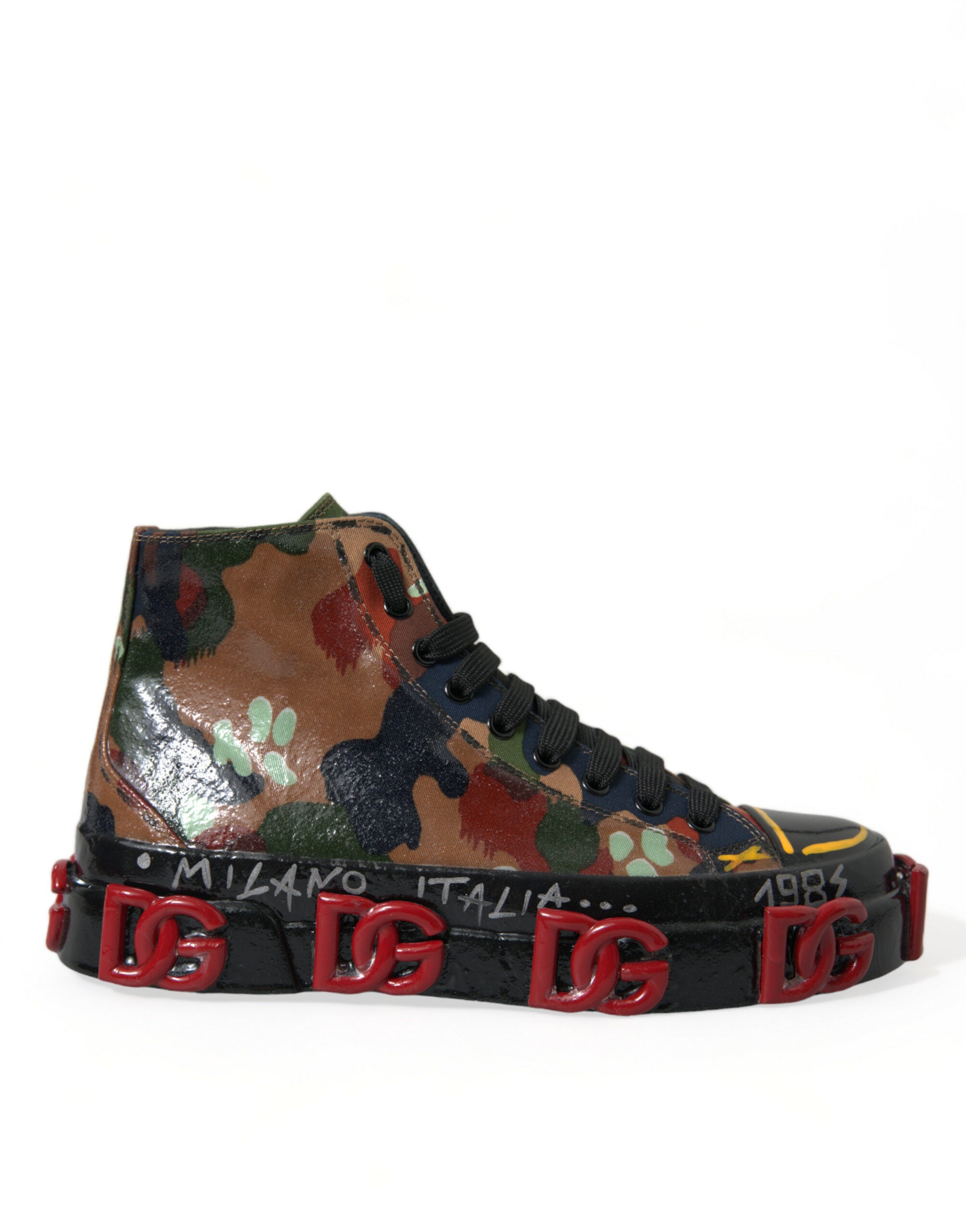 Multicolor Camouflage High Top Sneakers Schoenen
