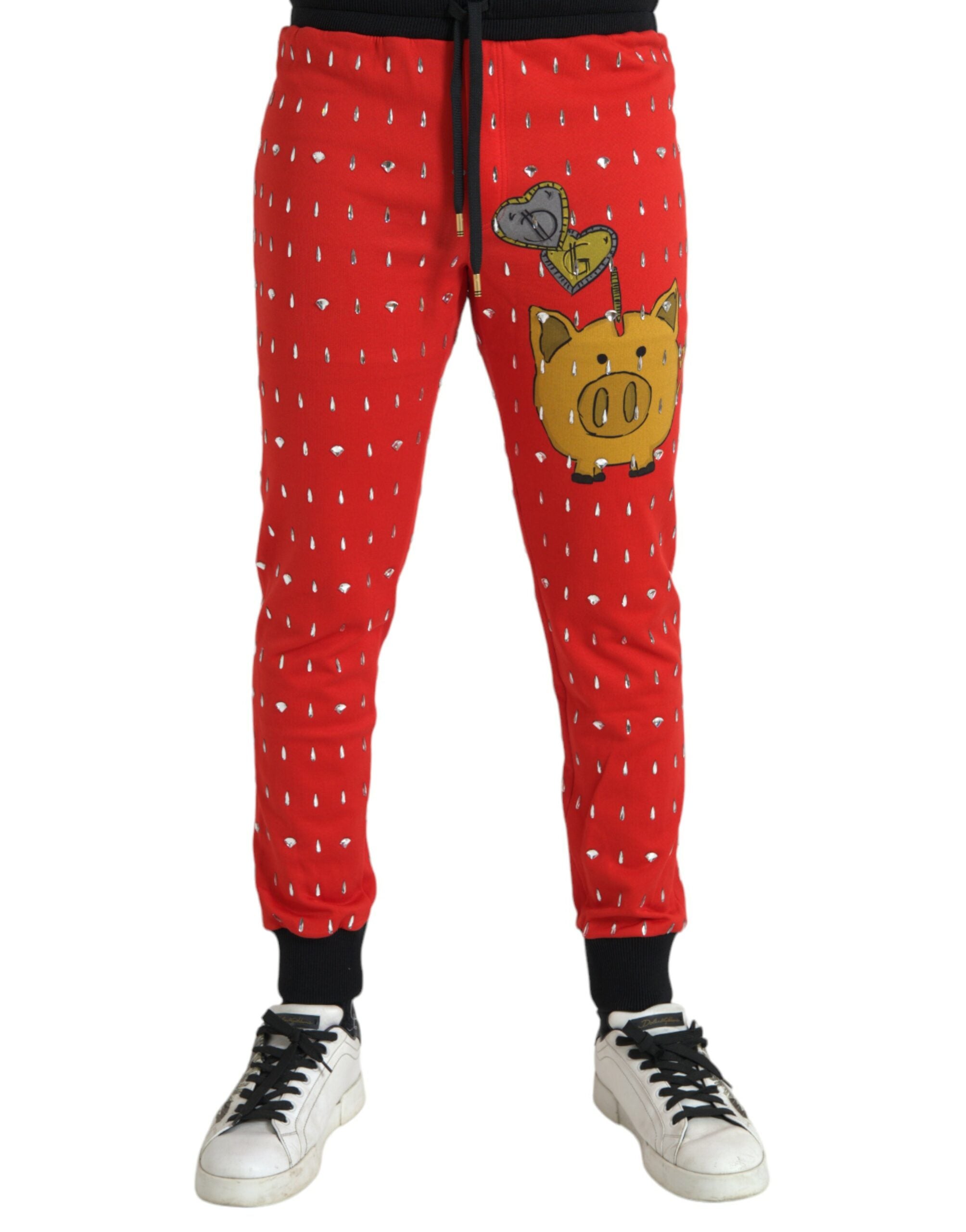 Rode Jaar van het Varken Jogger Sweatpants Broek