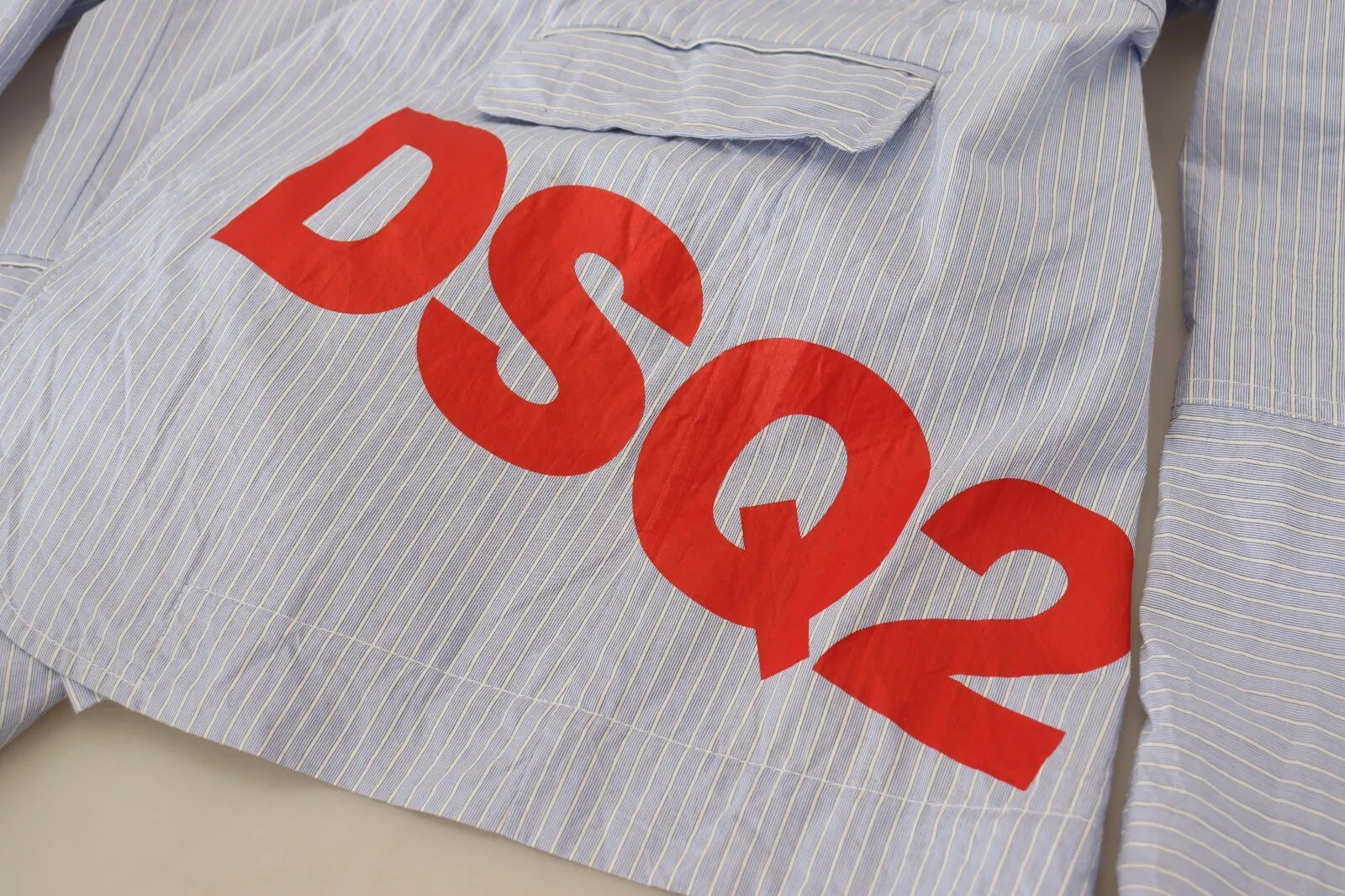 Blauw gestreepte enkelrijs formele jasblazer