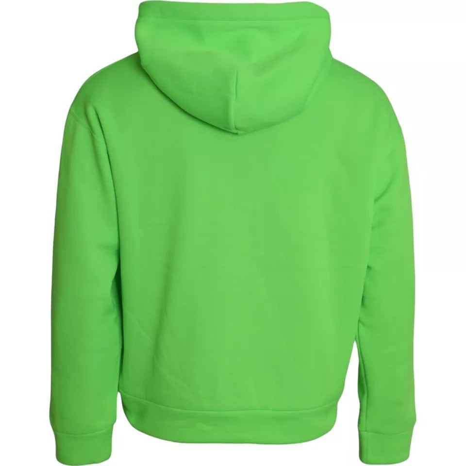 Groene Logo Hooded Pullover Sweatshirt Trui