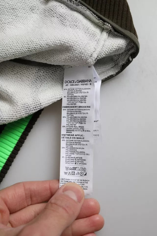 Veelkleurige camouflage sweatshirttrui