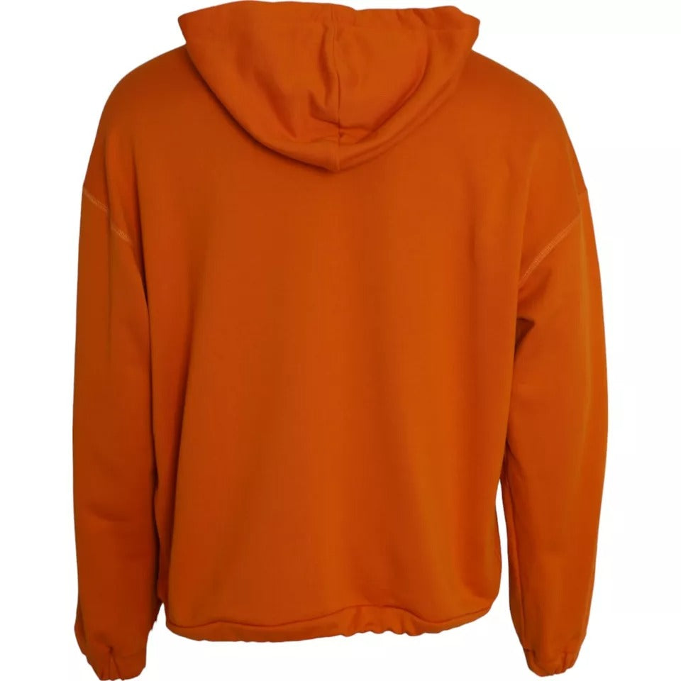 Oranje hoodie met capuchon