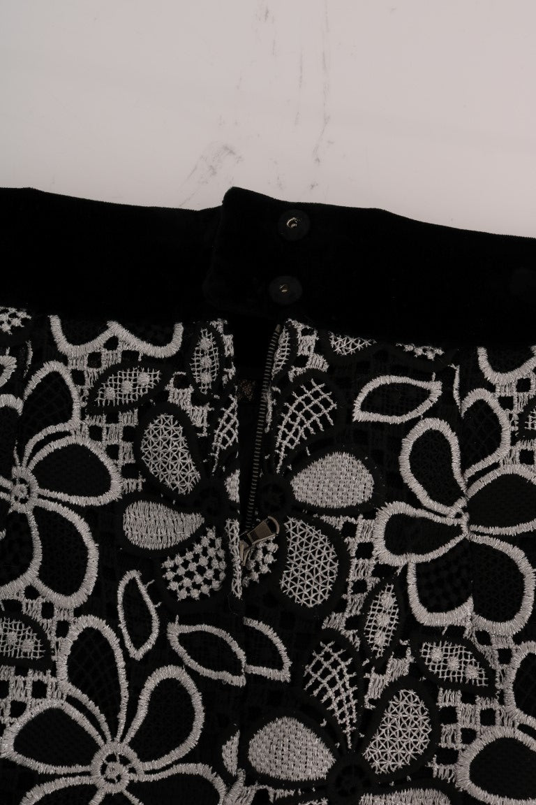 Bloemen macramé kant kristal knoop rok