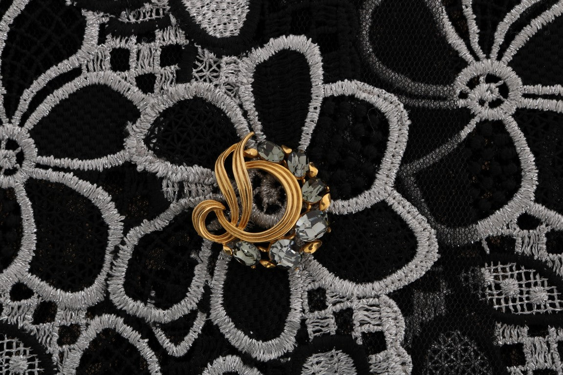 Bloemen macramé kant kristal knoop rok