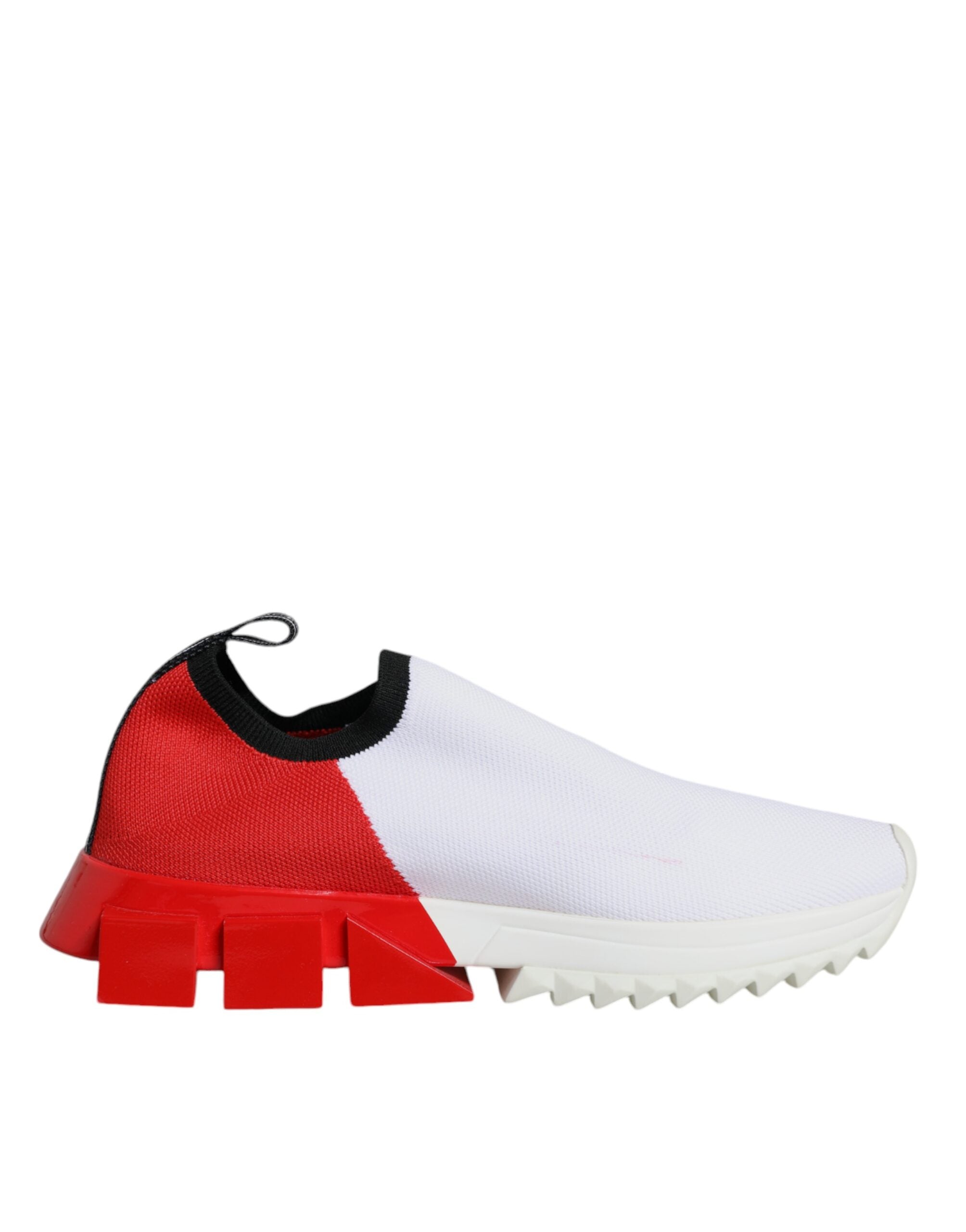 Witte rode lage Sorrento heren sneakers