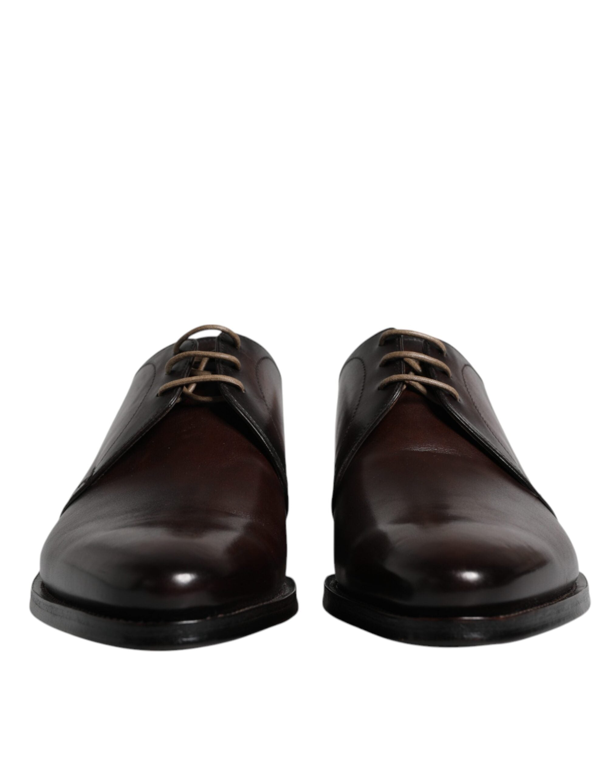 Zwarte leren veterschoenen voor heren