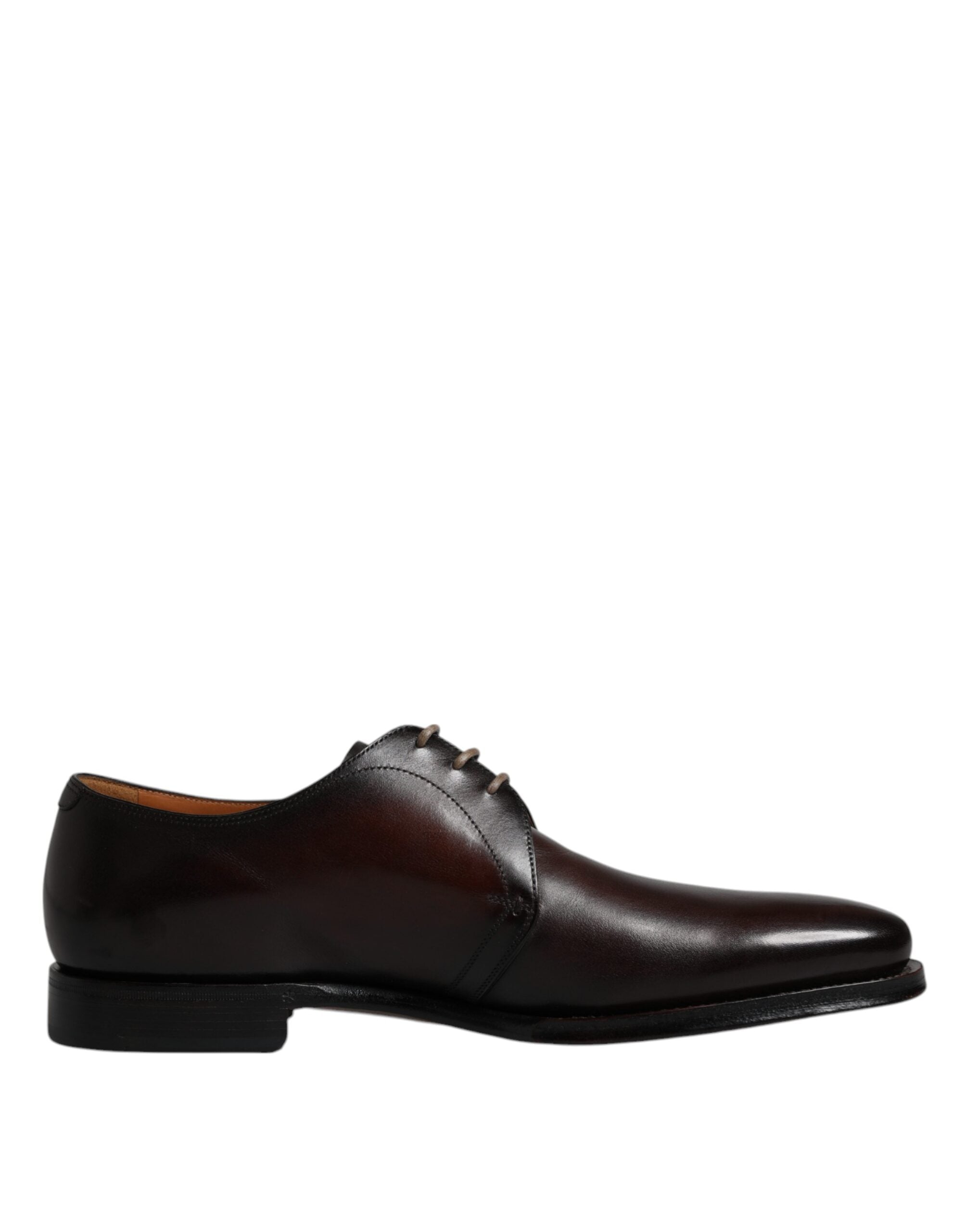Zwarte leren veterschoenen voor heren