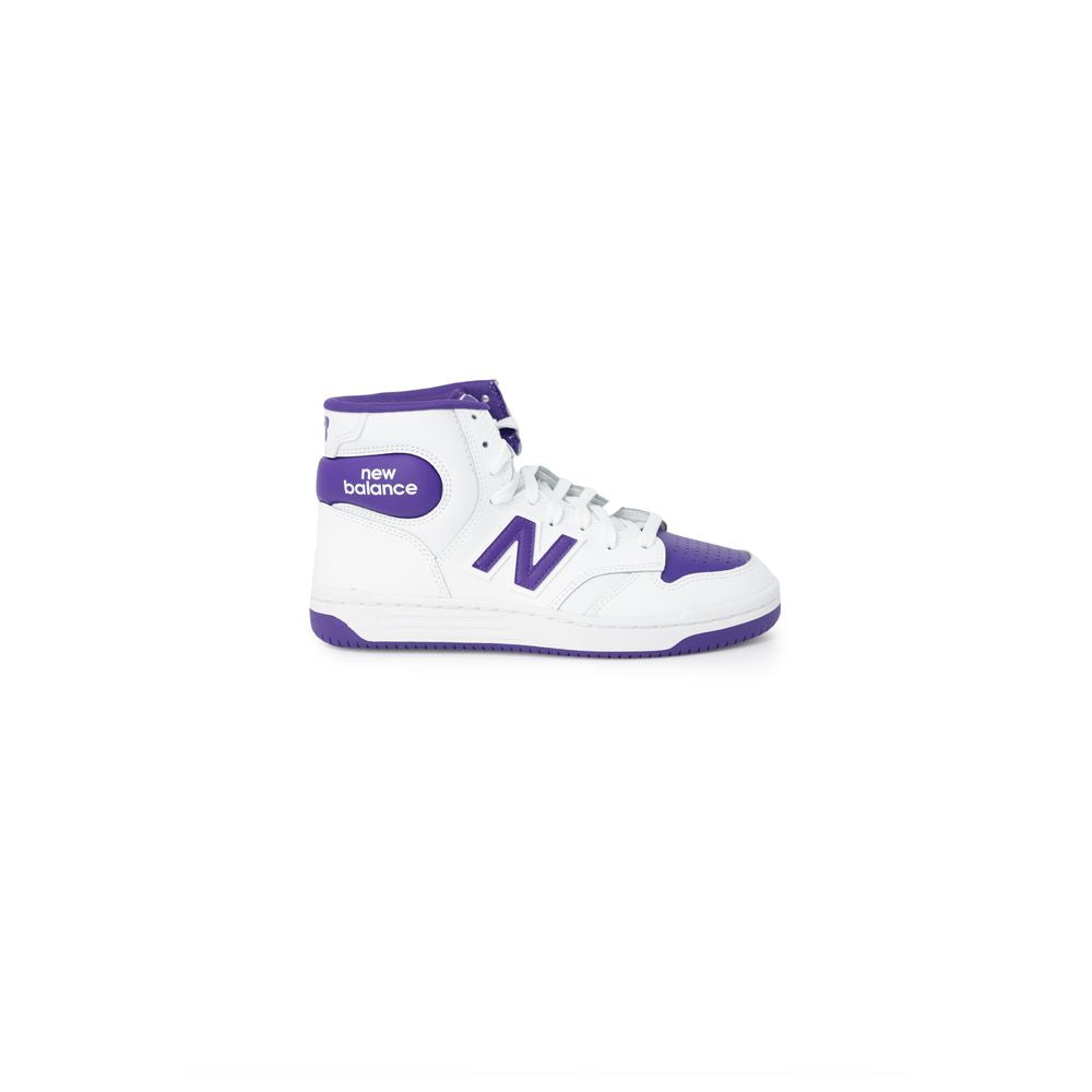 Paarse leren sneaker